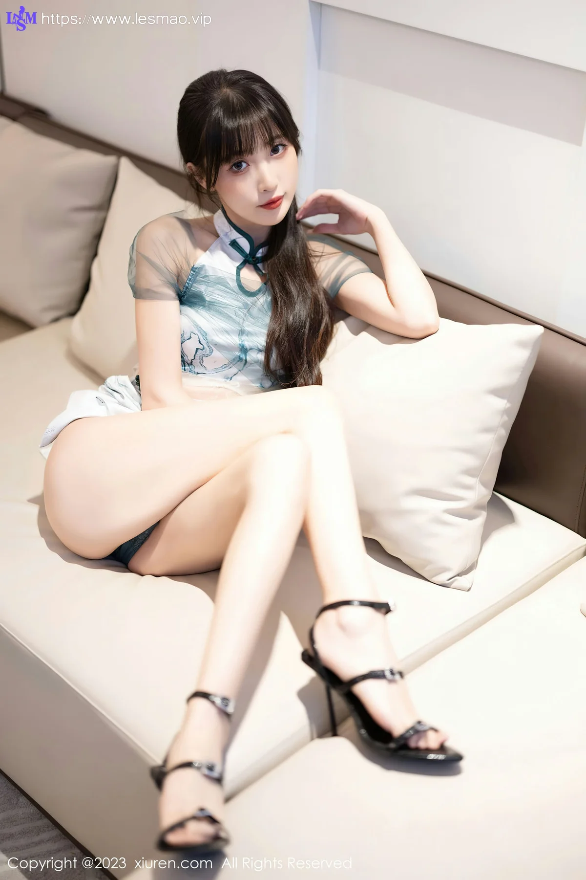 XiuRen 秀人 No.7605  林星阑 图案旗袍性感写真1 - 22
