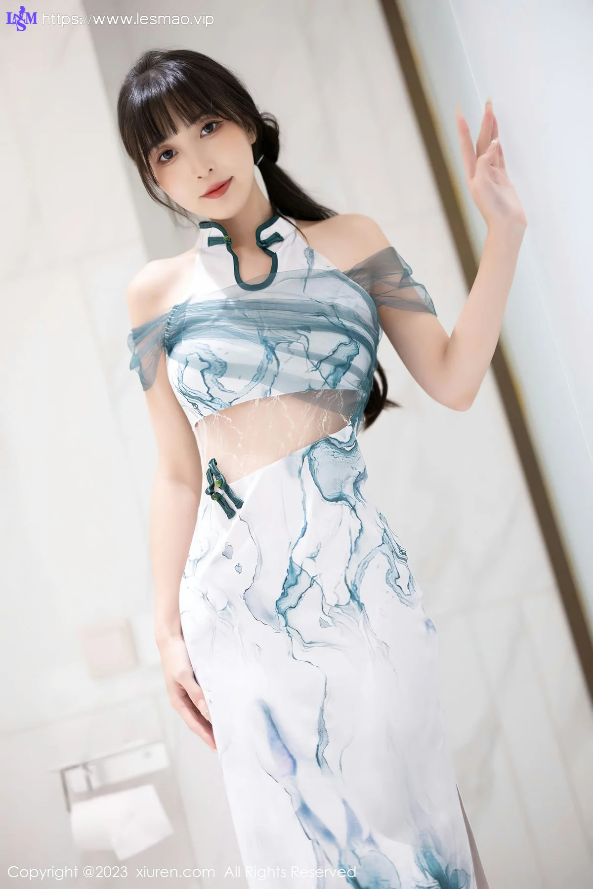 XiuRen 秀人 No.7605  林星阑 图案旗袍性感写真1 - 23