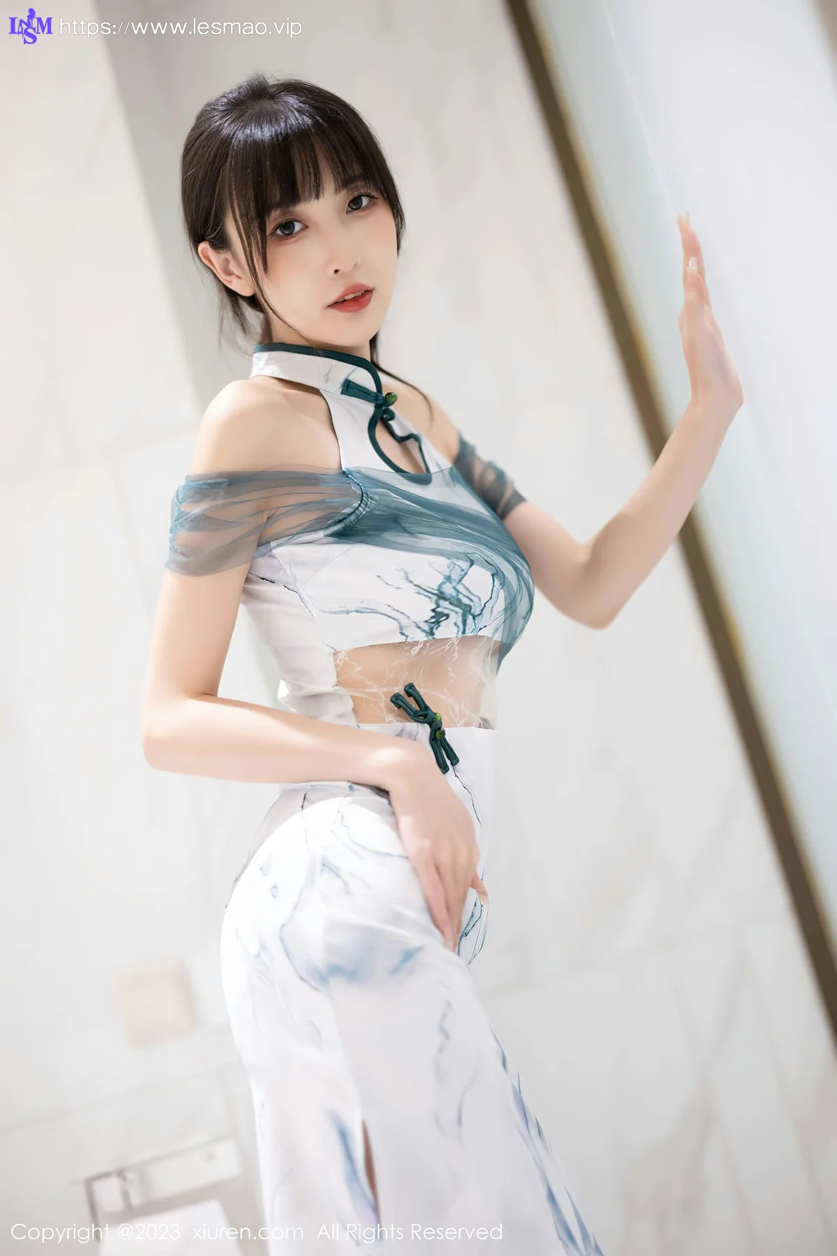 XiuRen 秀人 No.7605  林星阑 图案旗袍性感写真1 - 24