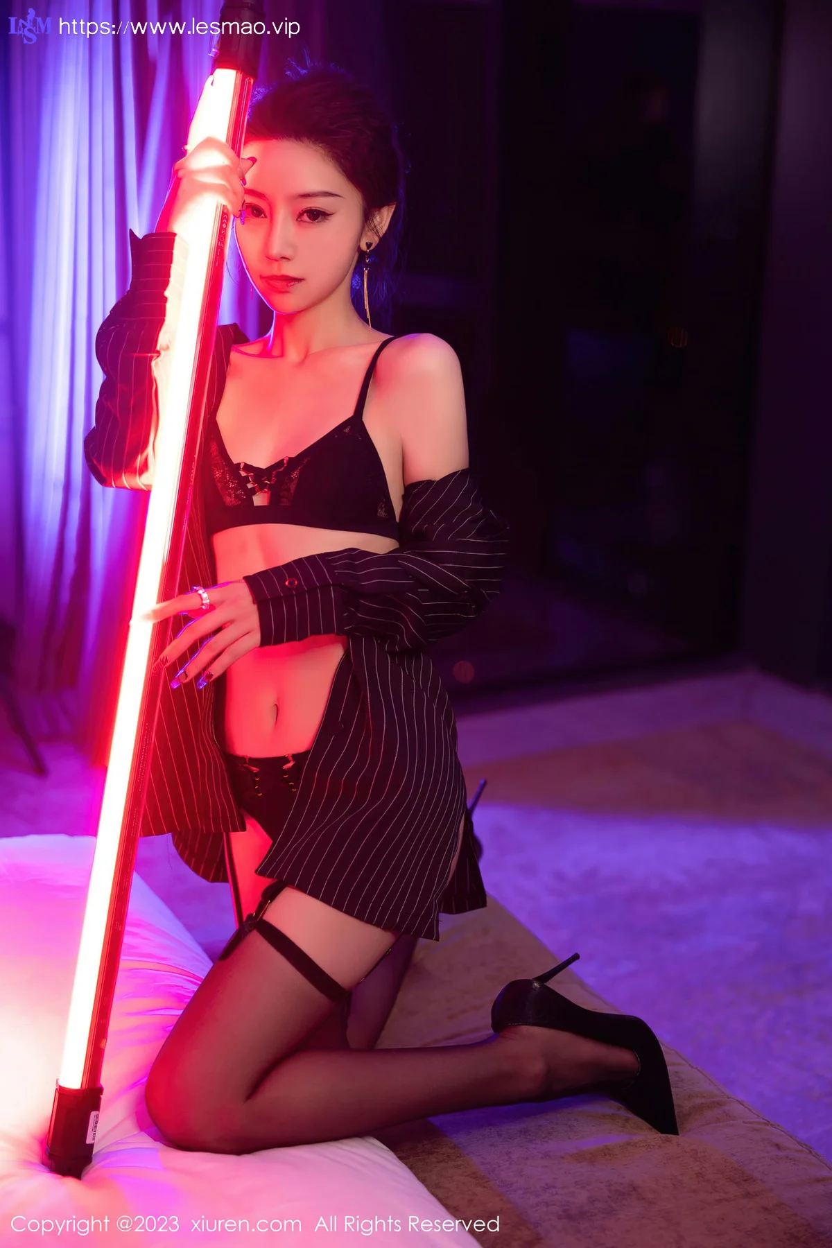 XiuRen 秀人 No.7611  苏曼兮 魅惑黑丝性感写真11 - 68