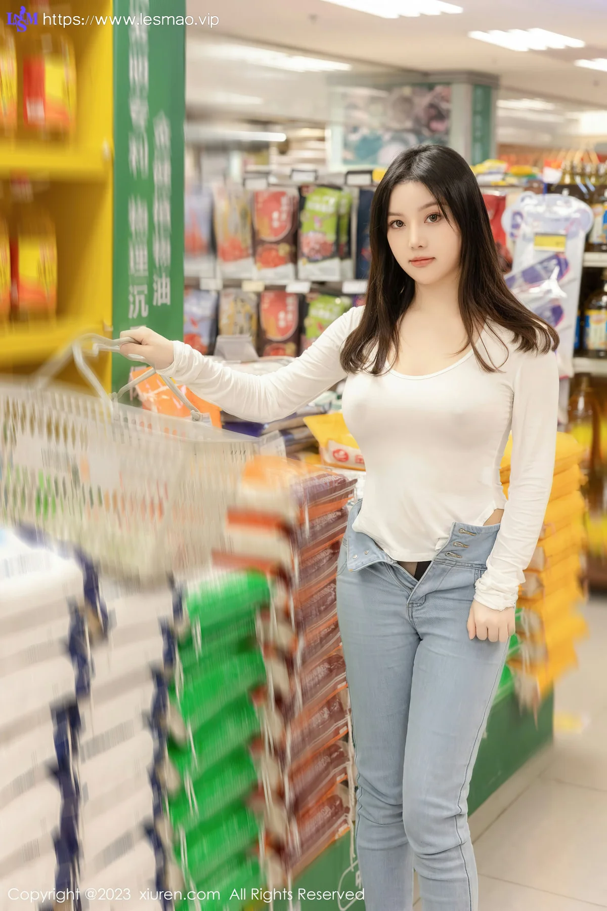 XiuRen 秀人 No.7616  豆瓣酱 超市场景拍摄性感写真111 - 72