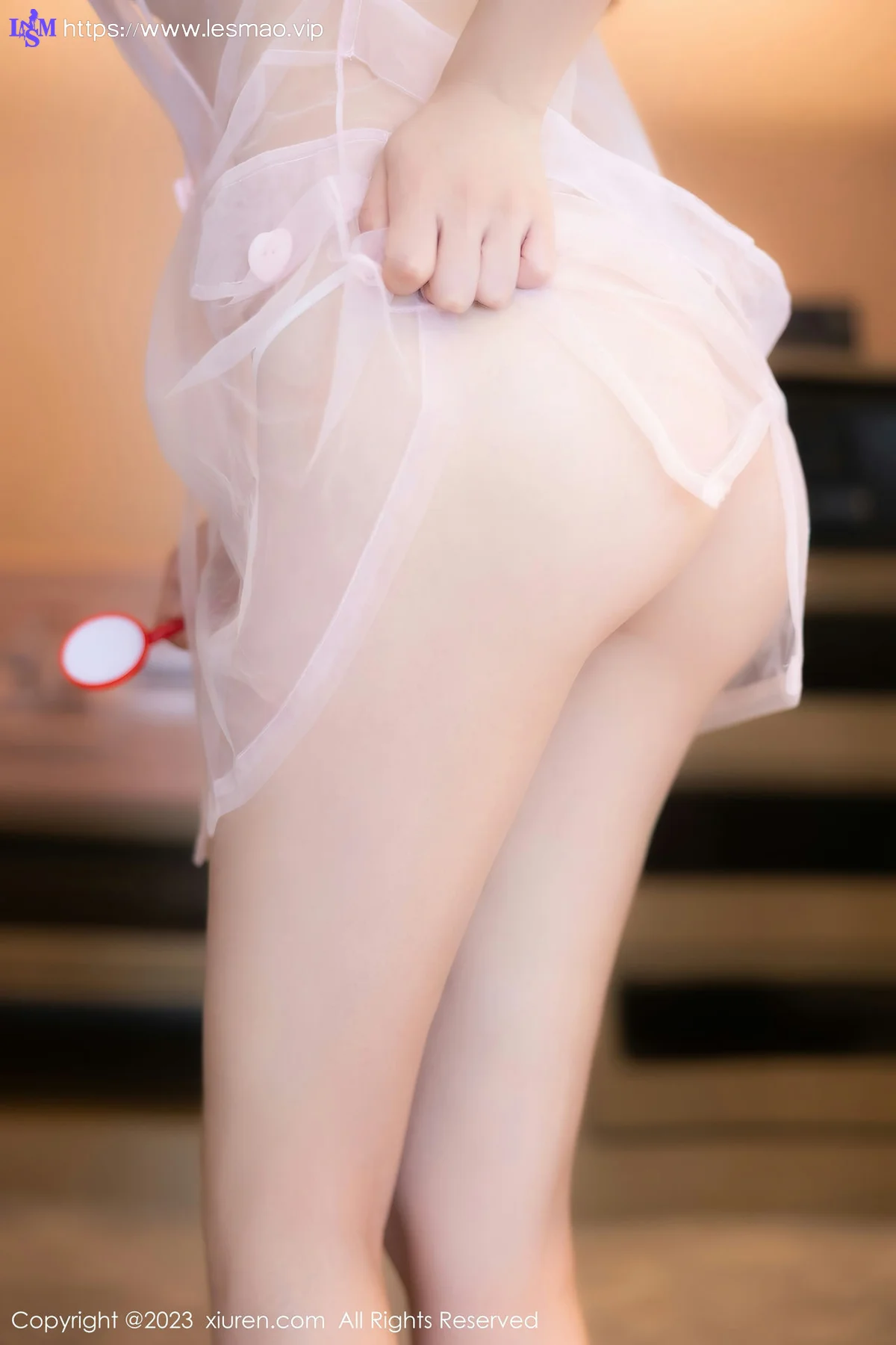 XiuRen 秀人 No.7620  唐宁宁 轻透情趣护士服性感写真 - 7