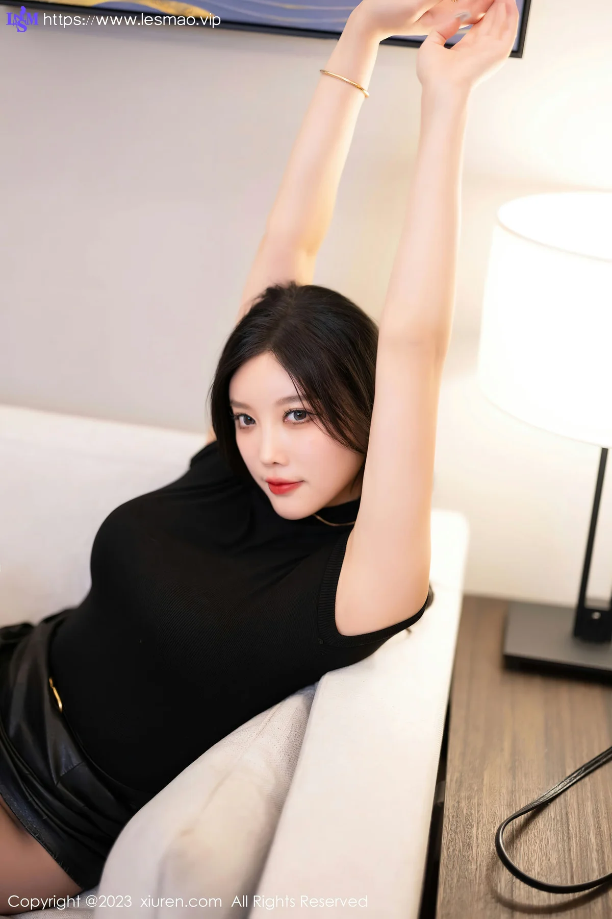 XiuRen 秀人 No.7627  杨晨晨Yome 皮裙蕾丝内衣性感写真11 - 25