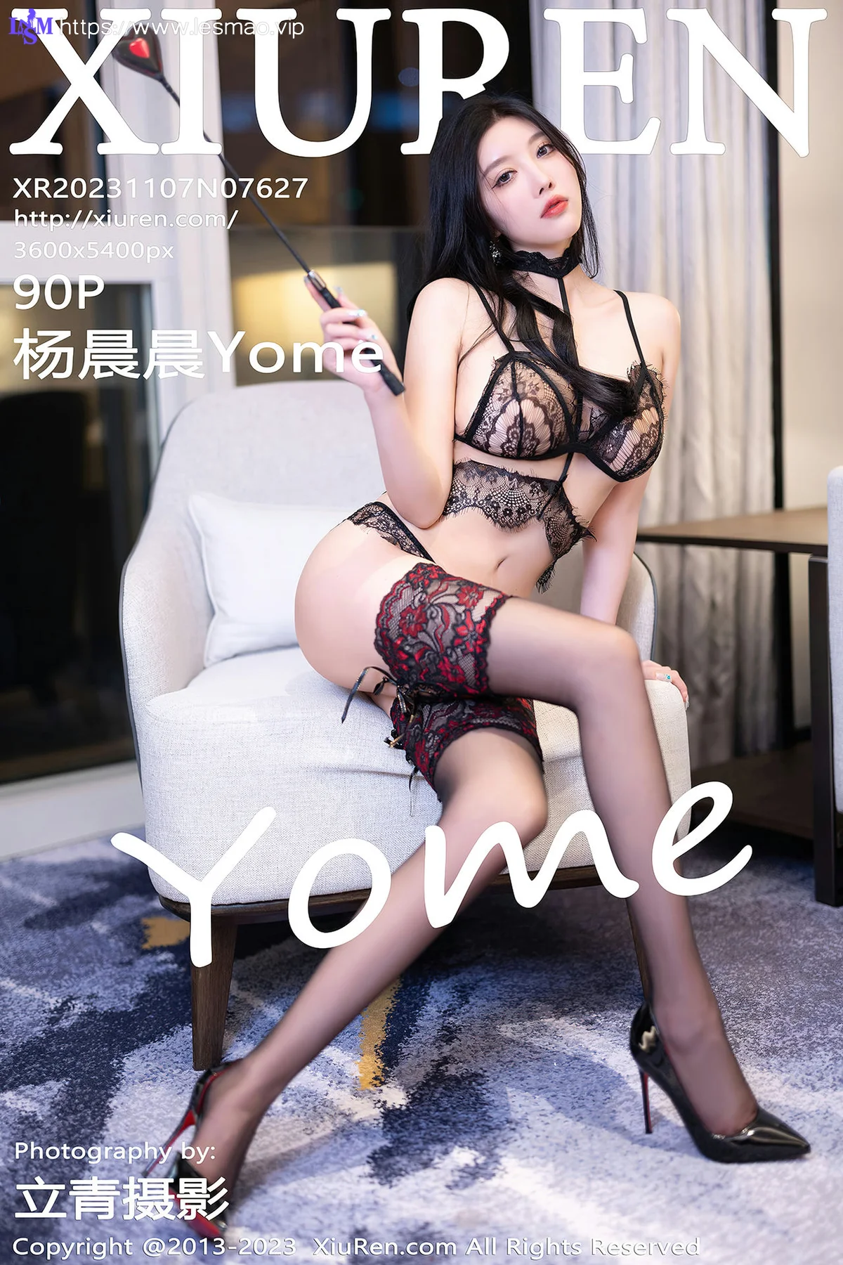 XiuRen 秀人 No.7627  杨晨晨Yome 皮裙蕾丝内衣性感写真11 - 91