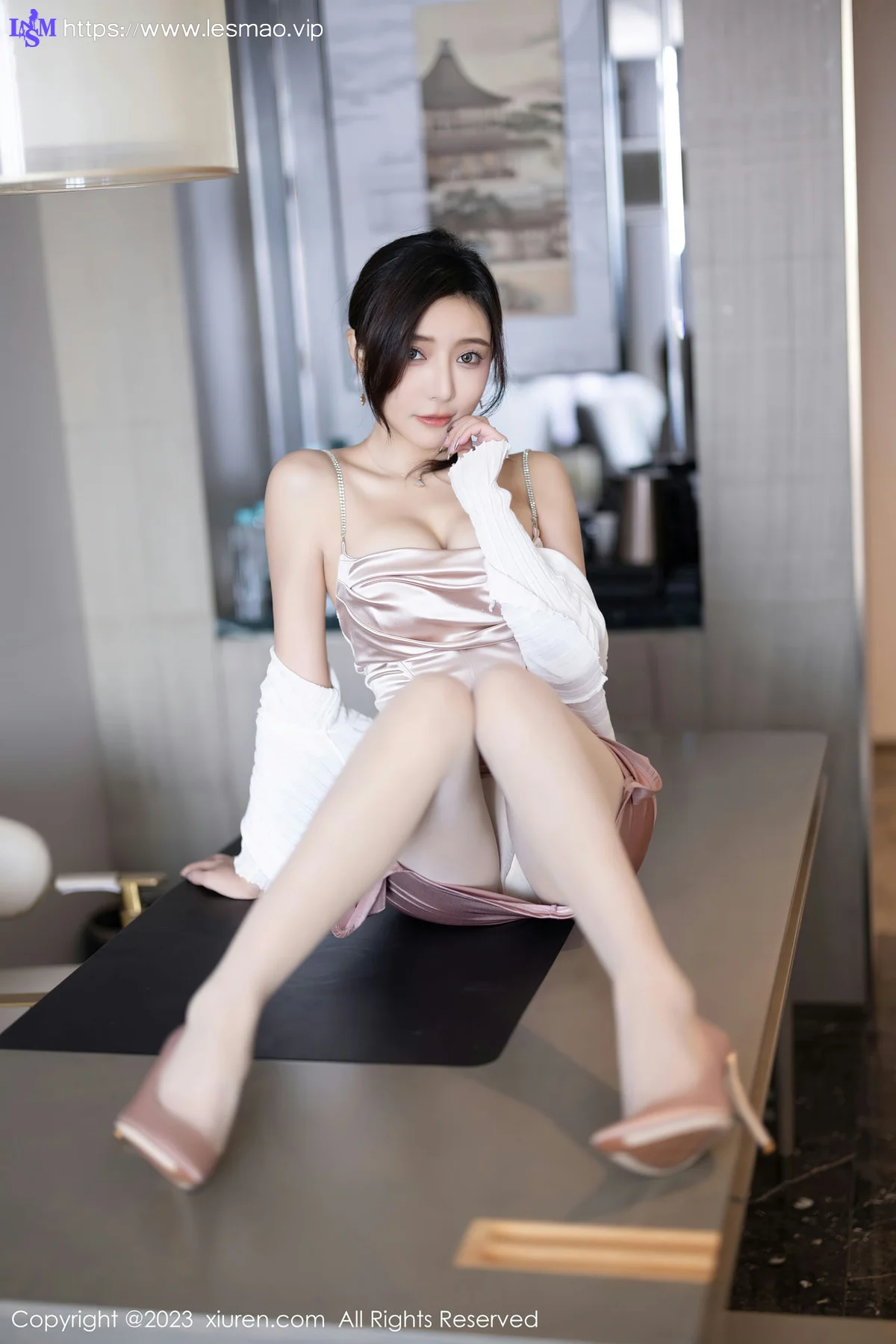 XiuRen 秀人 No.7640  王馨瑶yanni 魅惑黑丝性感写真11 - 39