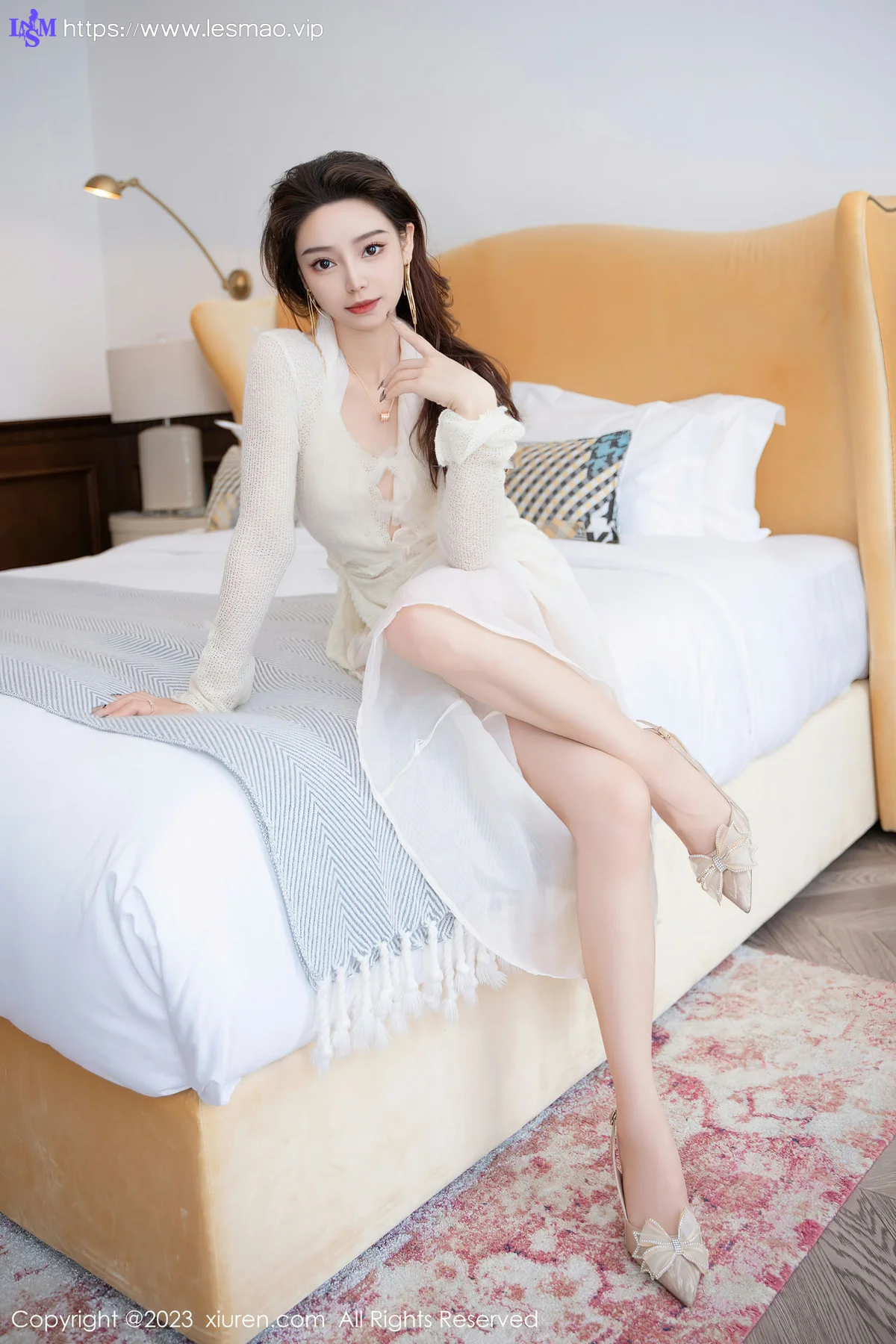XiuRen 秀人 No.7658  苏曼兮 薄纱长裙性感写真22 - 11