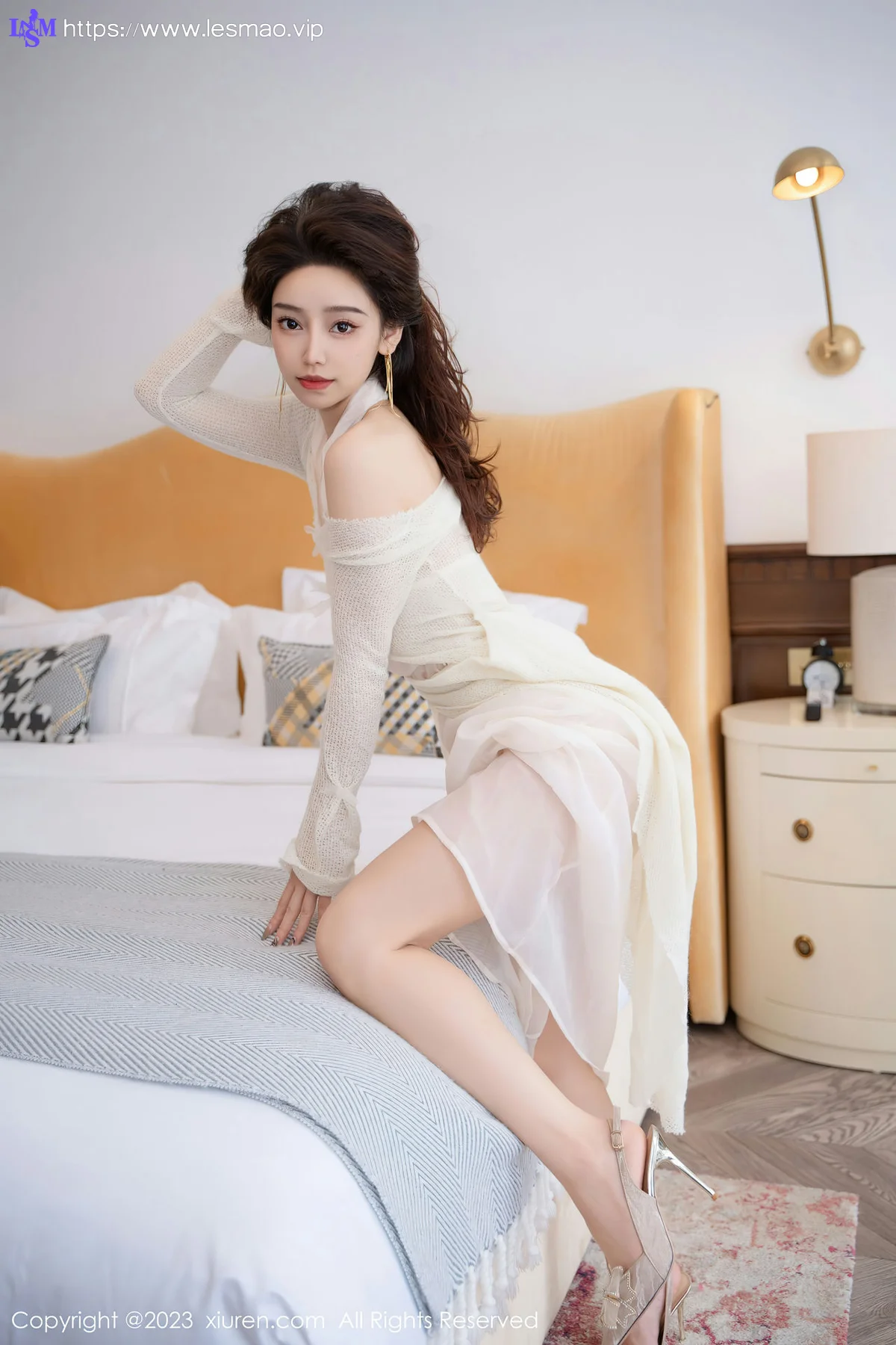 XiuRen 秀人 No.7658  苏曼兮 薄纱长裙性感写真22 - 13