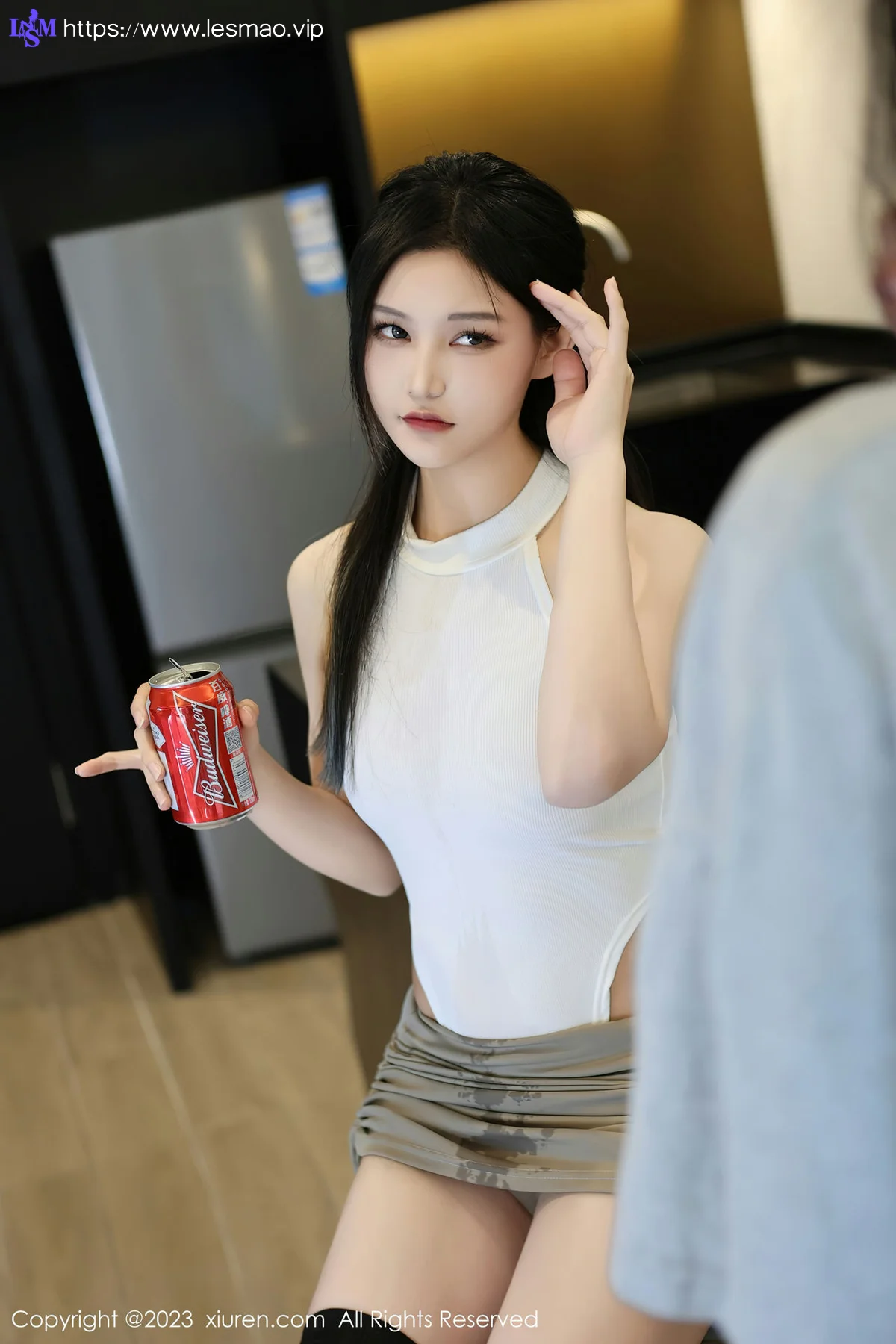 XiuRen 秀人 No.7663  大橘BBKira 首套写真连衣短裙 - 13