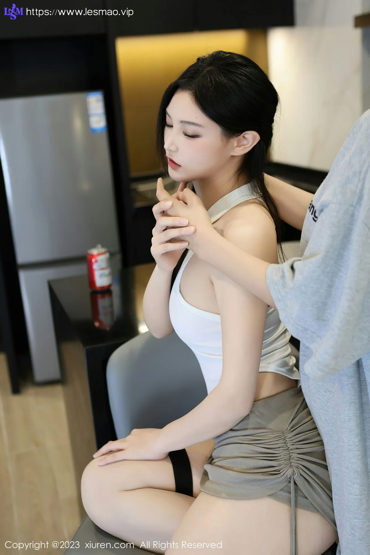 XiuRen 秀人 No.7663  大橘BBKira 首套写真连衣短裙 - 22