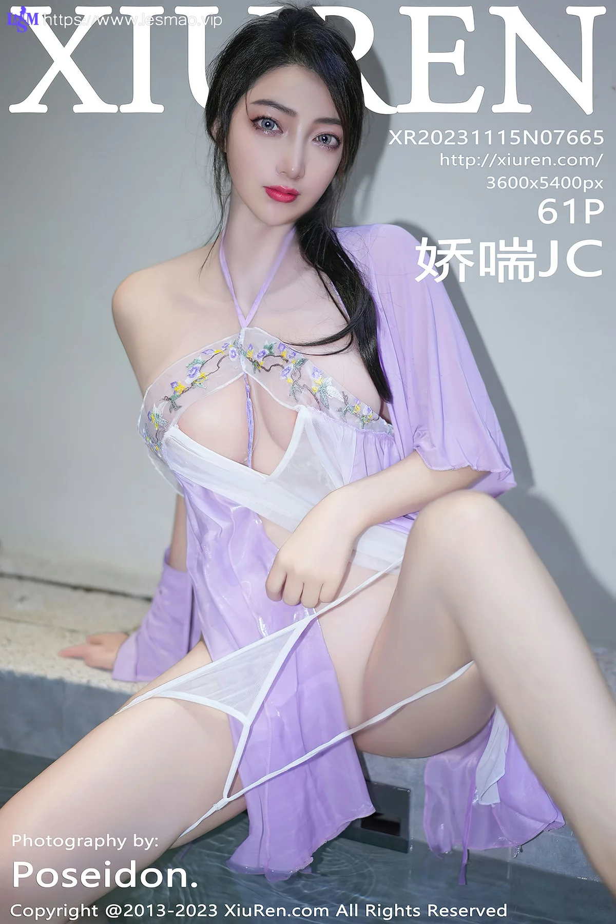 XiuRen 秀人 No.7665  娇喘JC 紫色薄纱服饰性感写真2 - 62