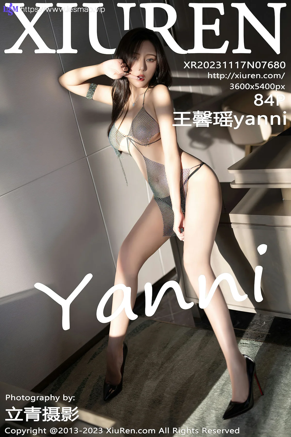 XiuRen 秀人 No.7680  王馨瑶yanni 灰色网式情趣性感写真11 - 86