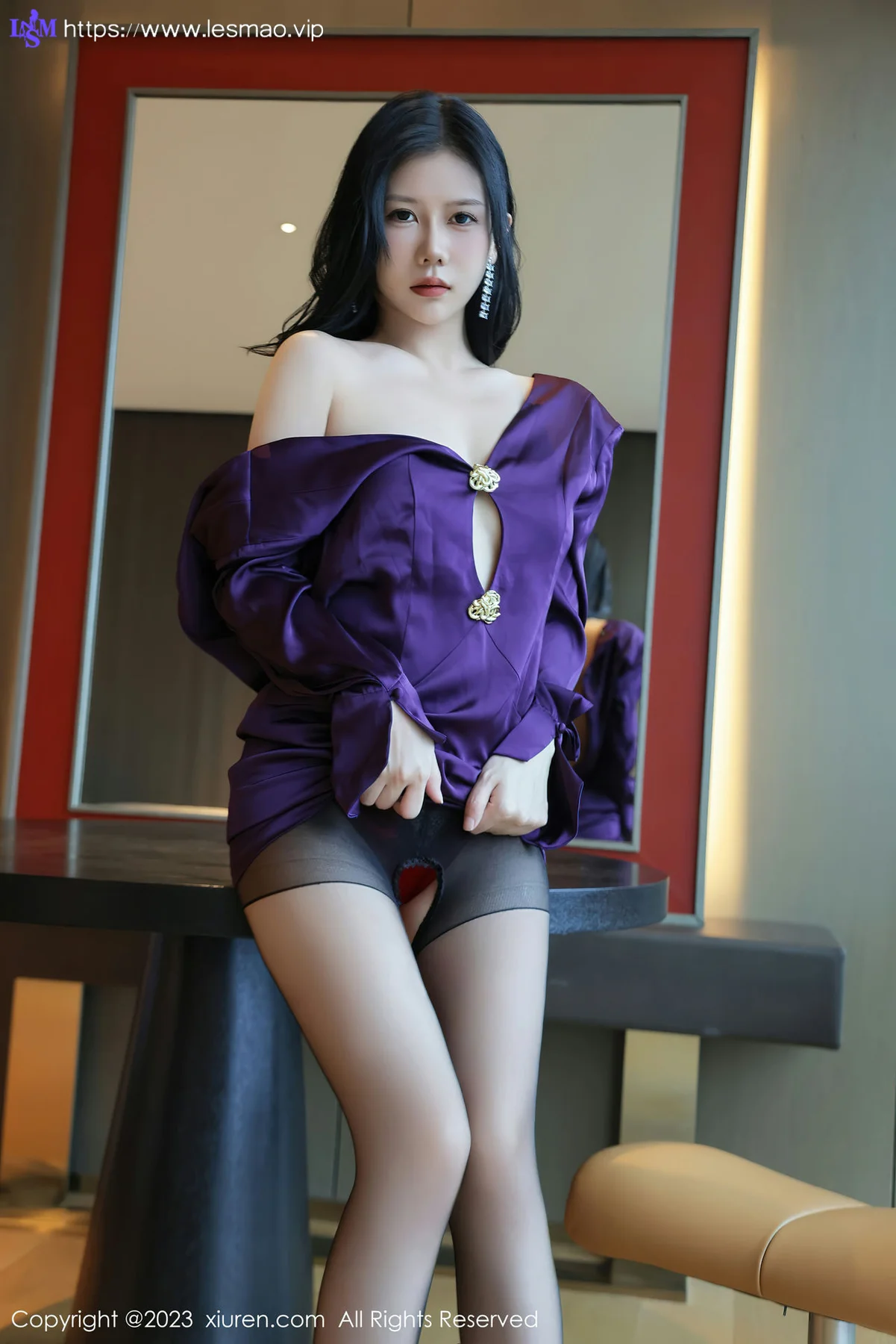 XiuRen 秀人 No.7700  尹甜甜 感紫色服饰济州岛旅拍 - 45