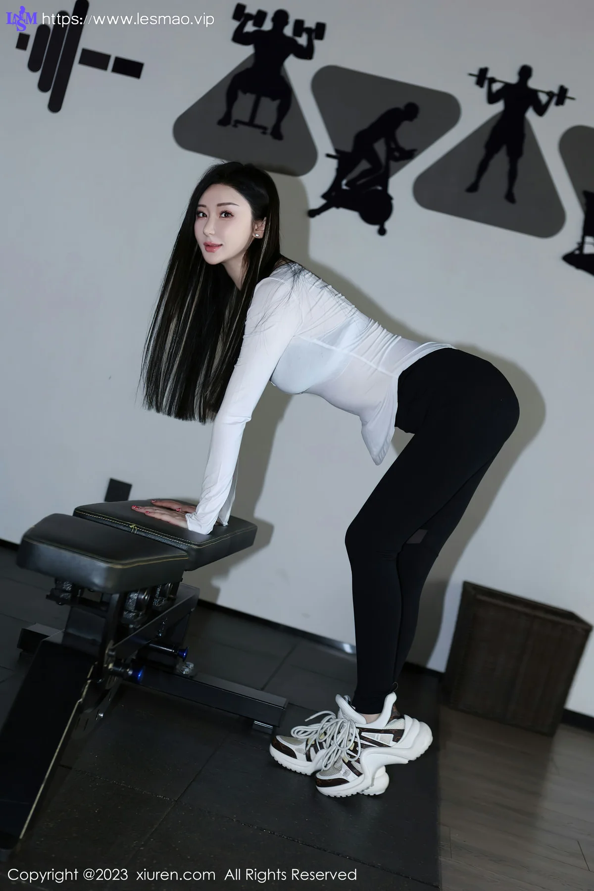 XiuRen 秀人 No.7705  田兮白 黑色比基尼第二套写真 - 16