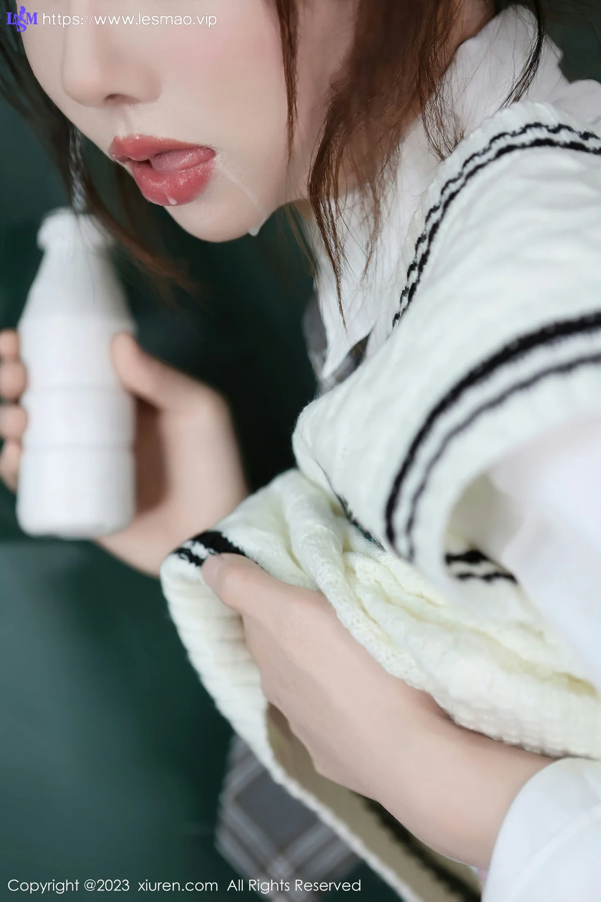 XiuRen 秀人 No.7712  白笑笑 白色学妹制服性感写真1 - 58