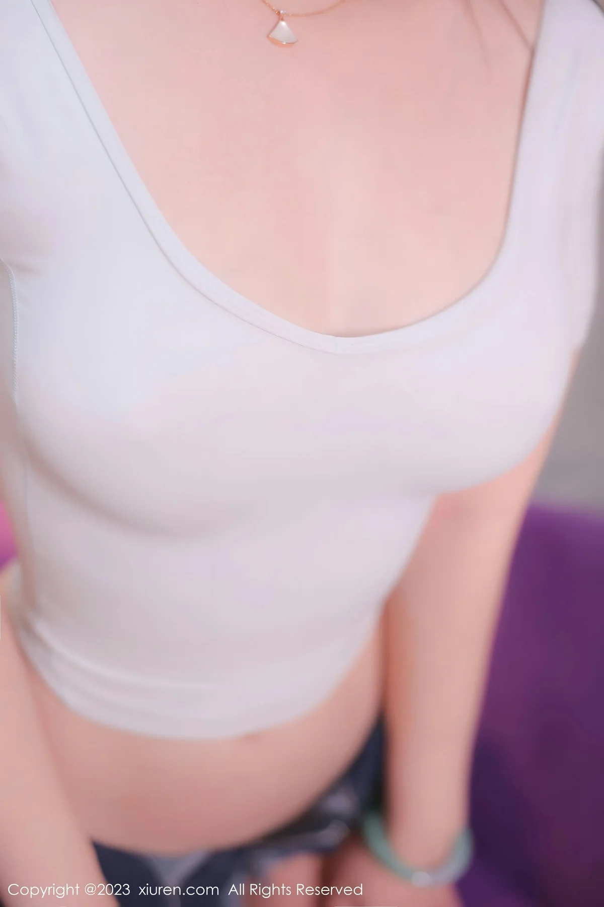 XiuRen 秀人 No.7722  杉菜 首套写真超短牛仔裤2 - 73