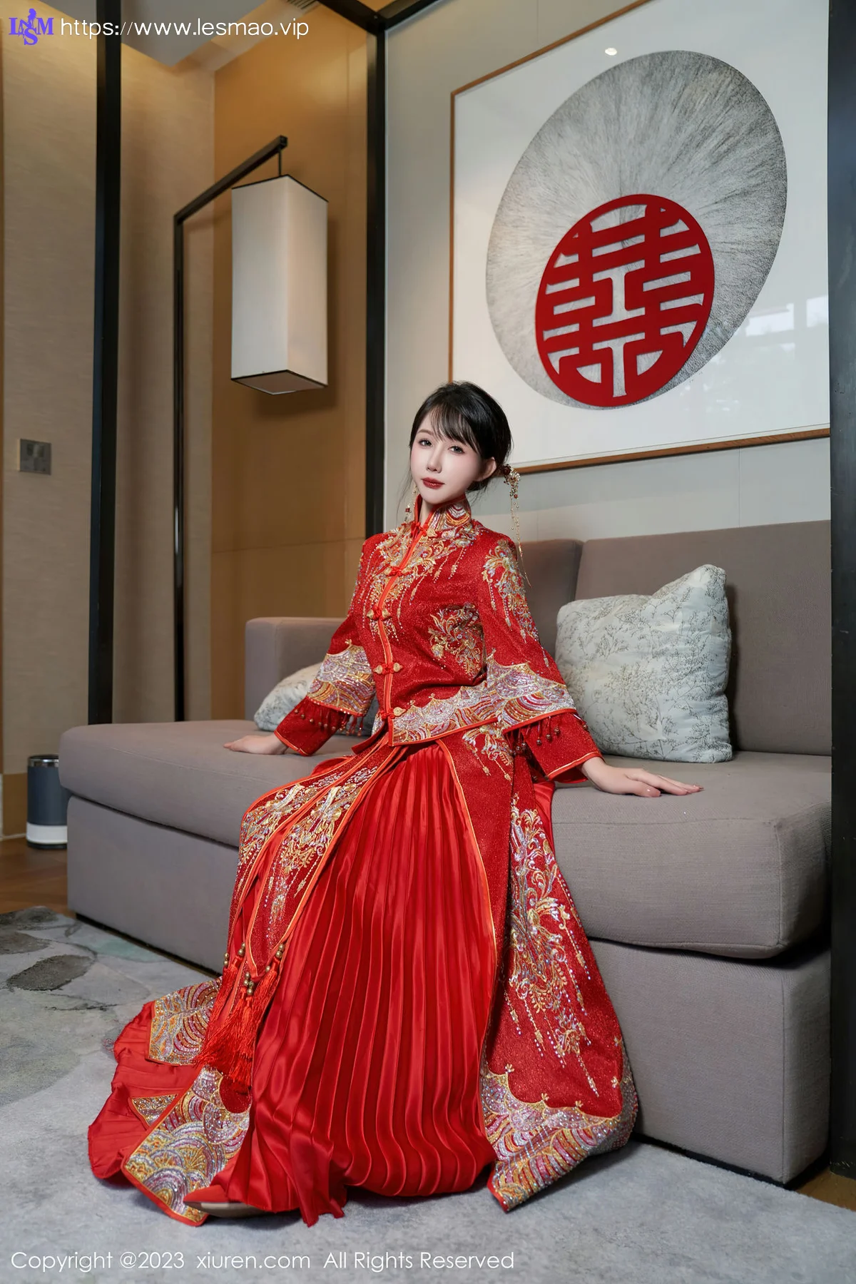 XiuRen 秀人 No.7729  波巧酱 专属新娘性感写真1 - 16
