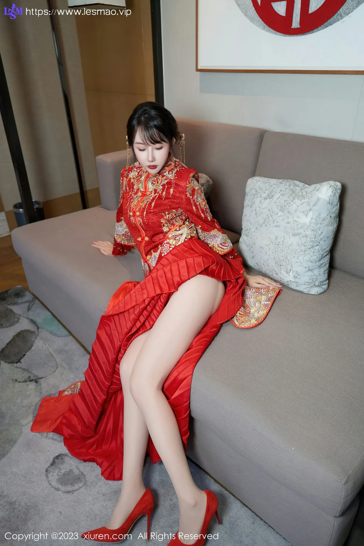 XiuRen 秀人 No.7729  波巧酱 专属新娘性感写真1 - 21