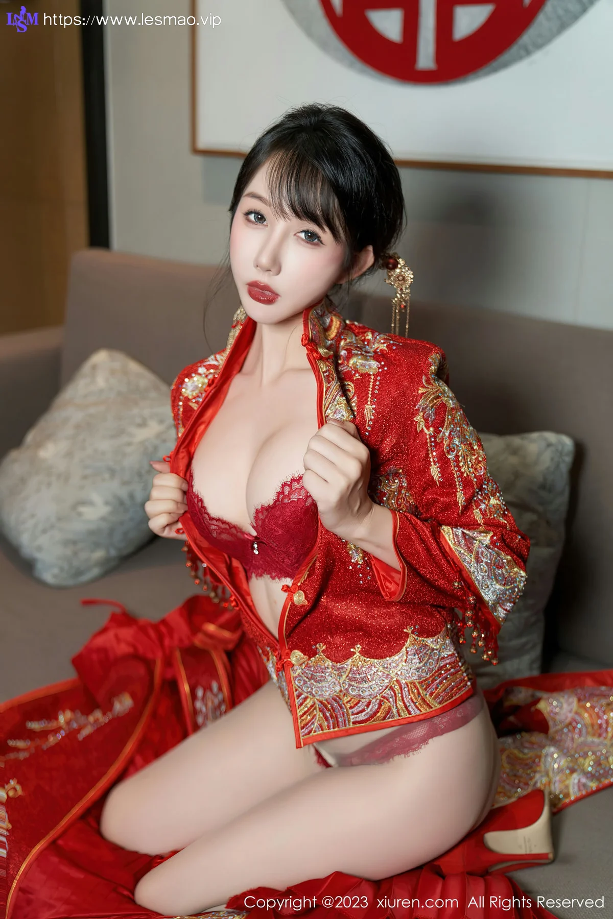 XiuRen 秀人 No.7729  波巧酱 专属新娘性感写真1 - 29