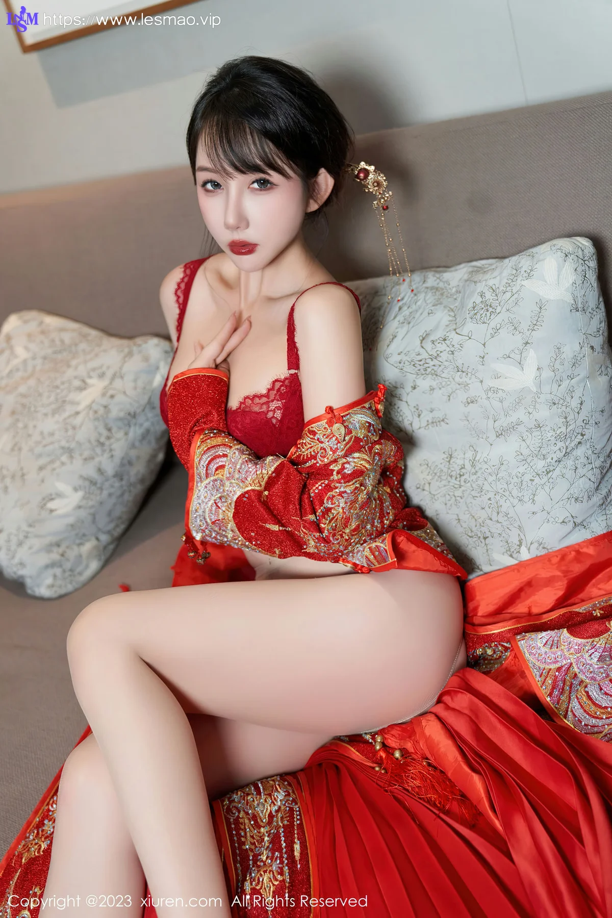 XiuRen 秀人 No.7729  波巧酱 专属新娘性感写真1 - 38