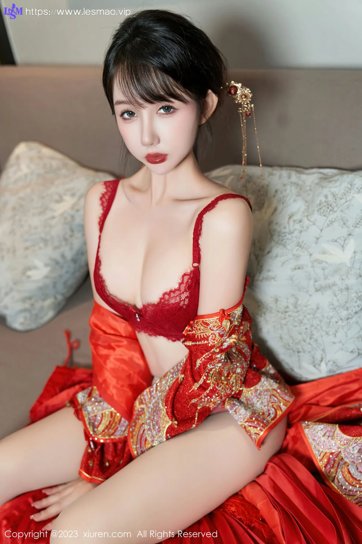 XiuRen 秀人 No.7729  波巧酱 专属新娘性感写真1 - 39