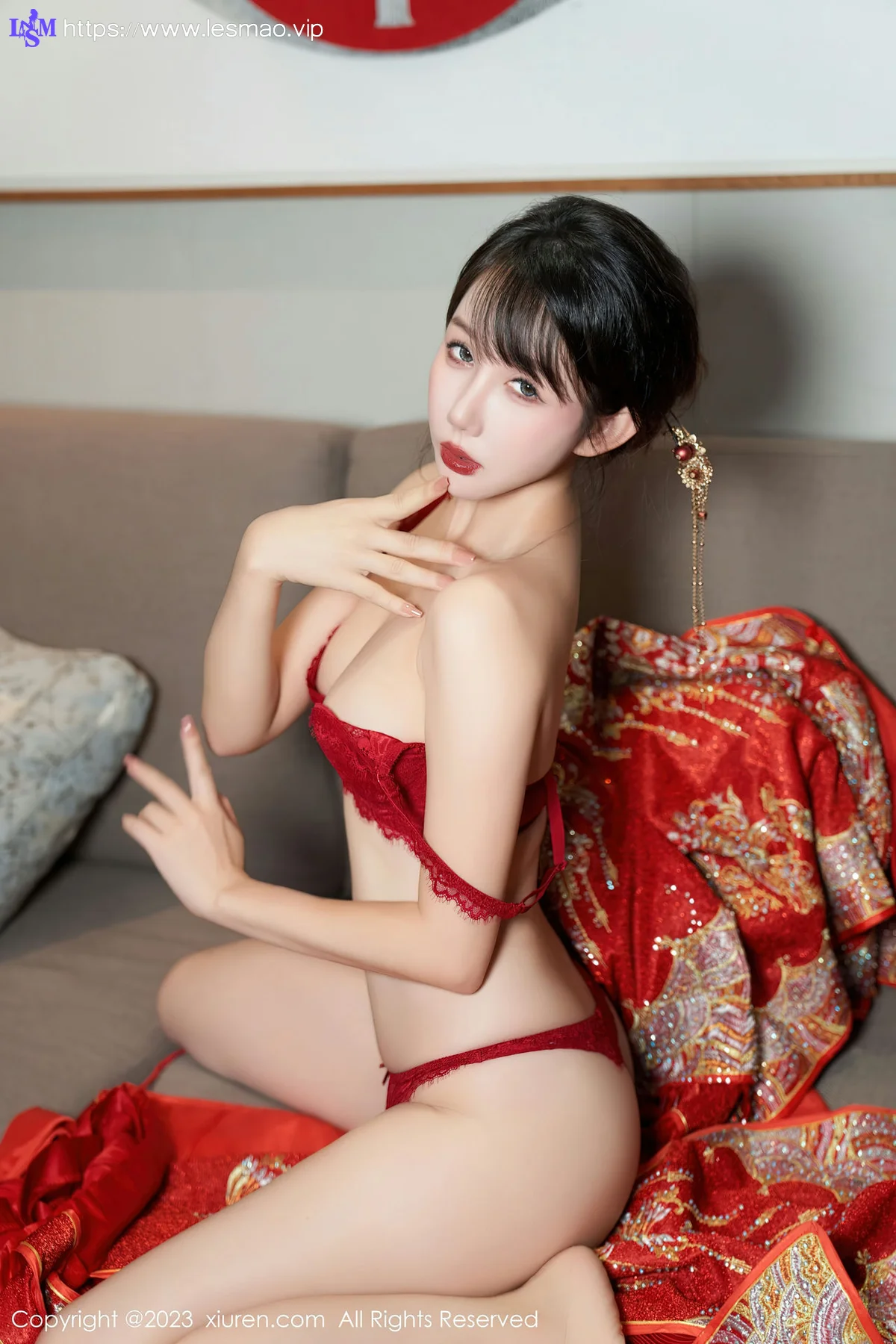 XiuRen 秀人 No.7729  波巧酱 专属新娘性感写真1 - 61