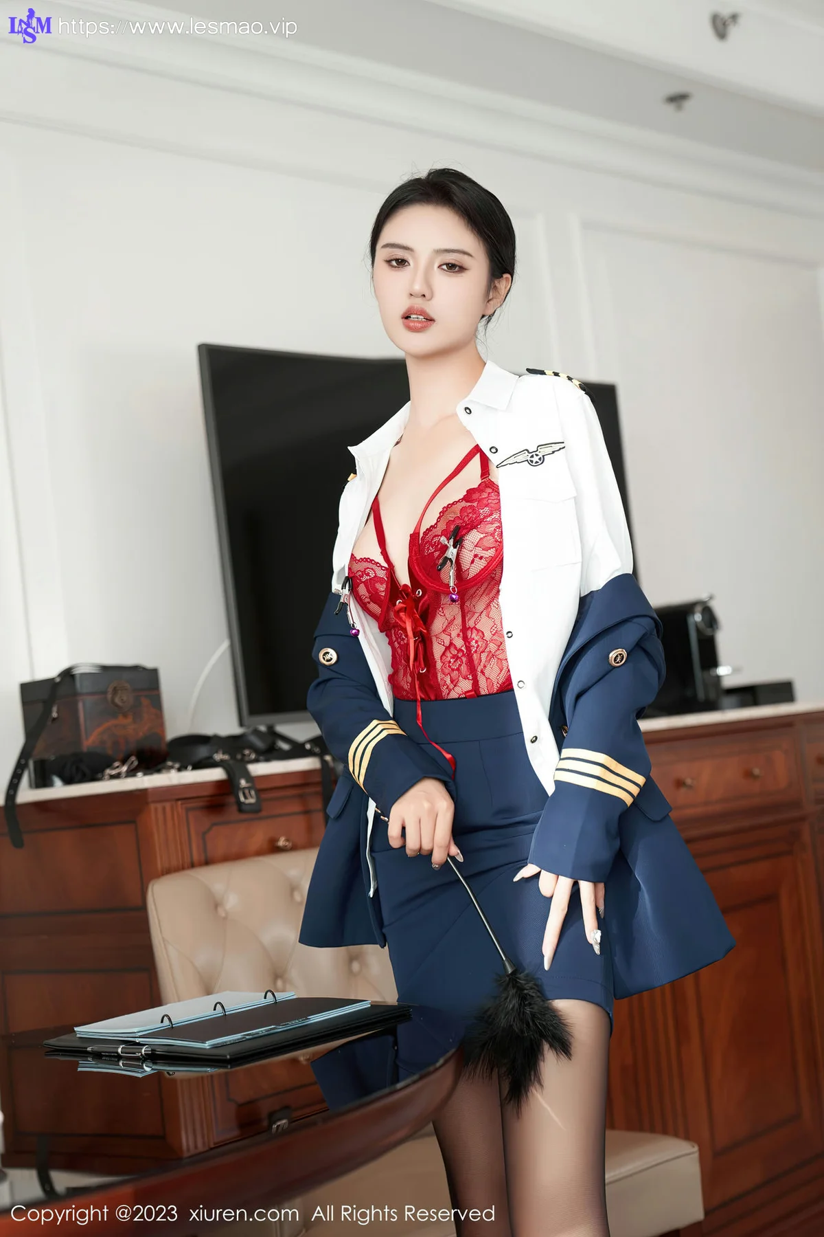 XiuRen 秀人 No.7737  浅浅Danny 秘书角色装扮性感写真1 - 53