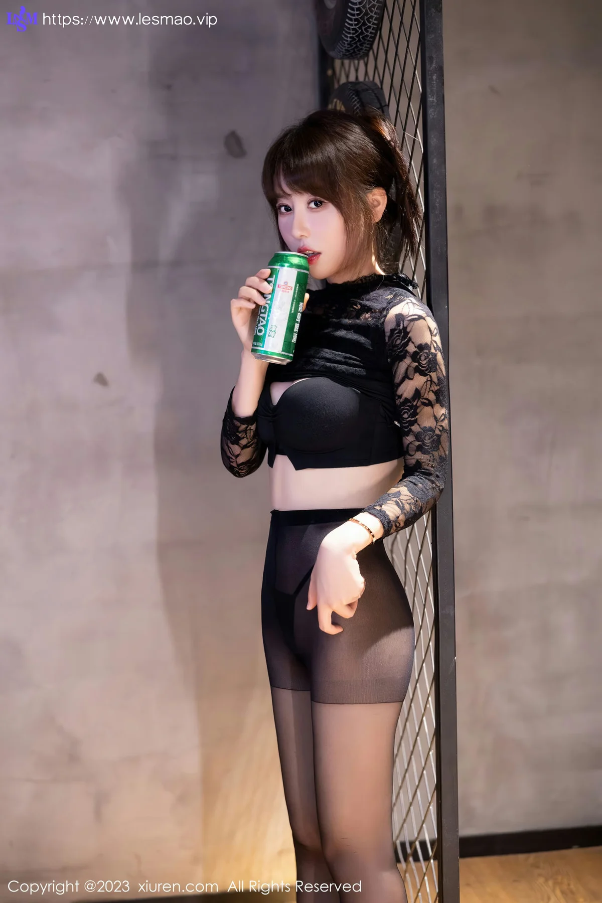 XiuRen 秀人 No.7751  韩系学妹 黑丝网纹上衣性感写真1 - 28