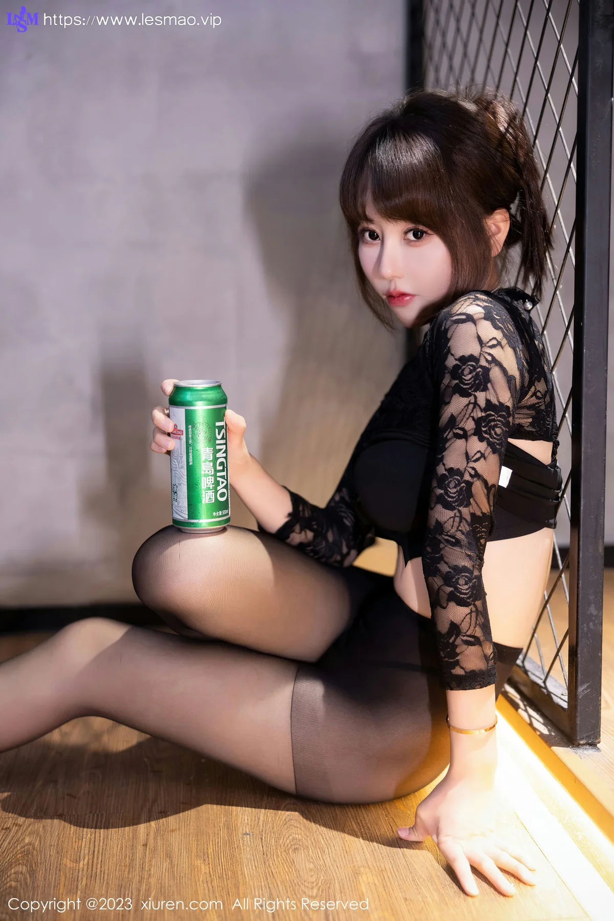 XiuRen 秀人 No.7751  韩系学妹 黑丝网纹上衣性感写真1 - 32