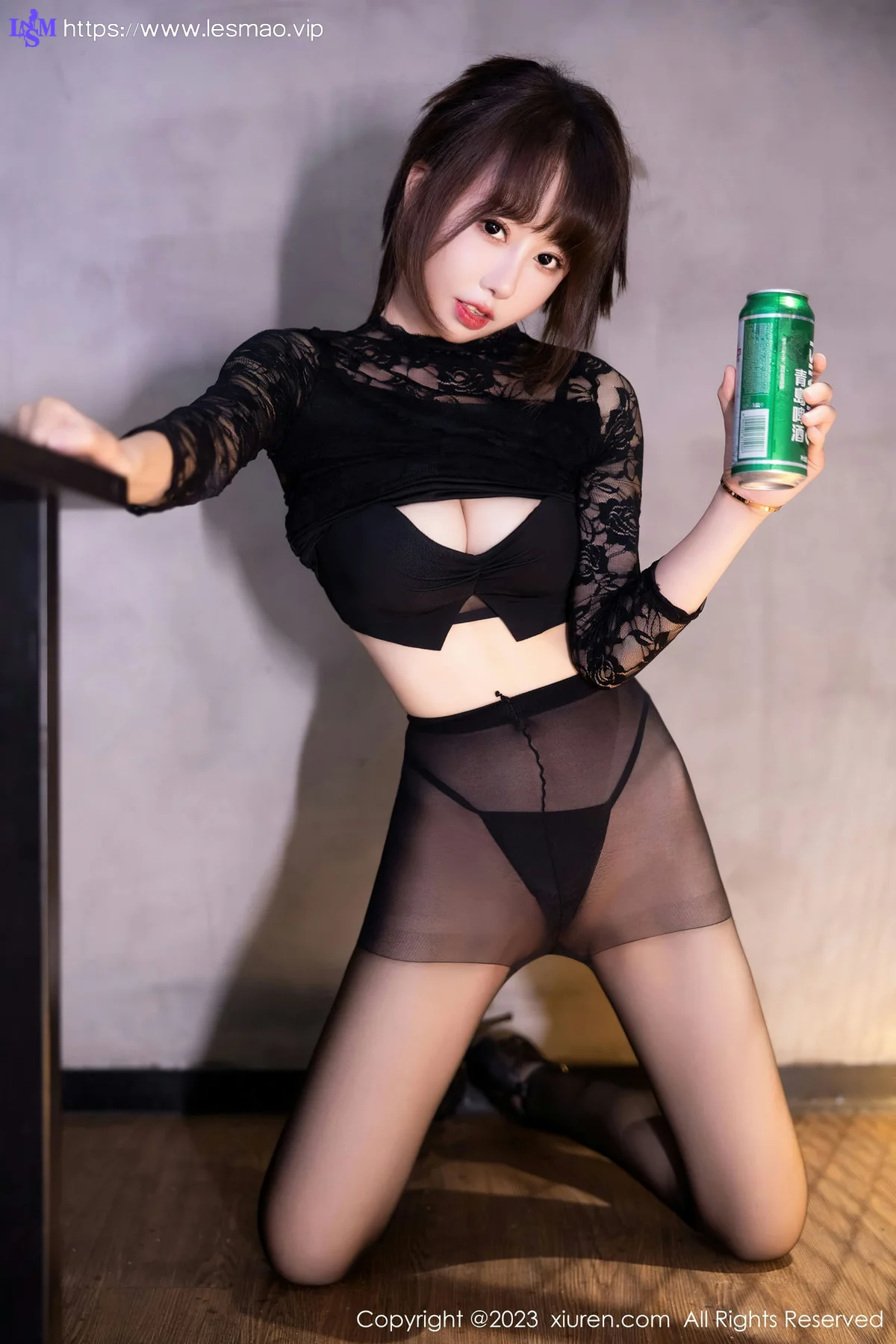 XiuRen 秀人 No.7751  韩系学妹 黑丝网纹上衣性感写真1 - 36