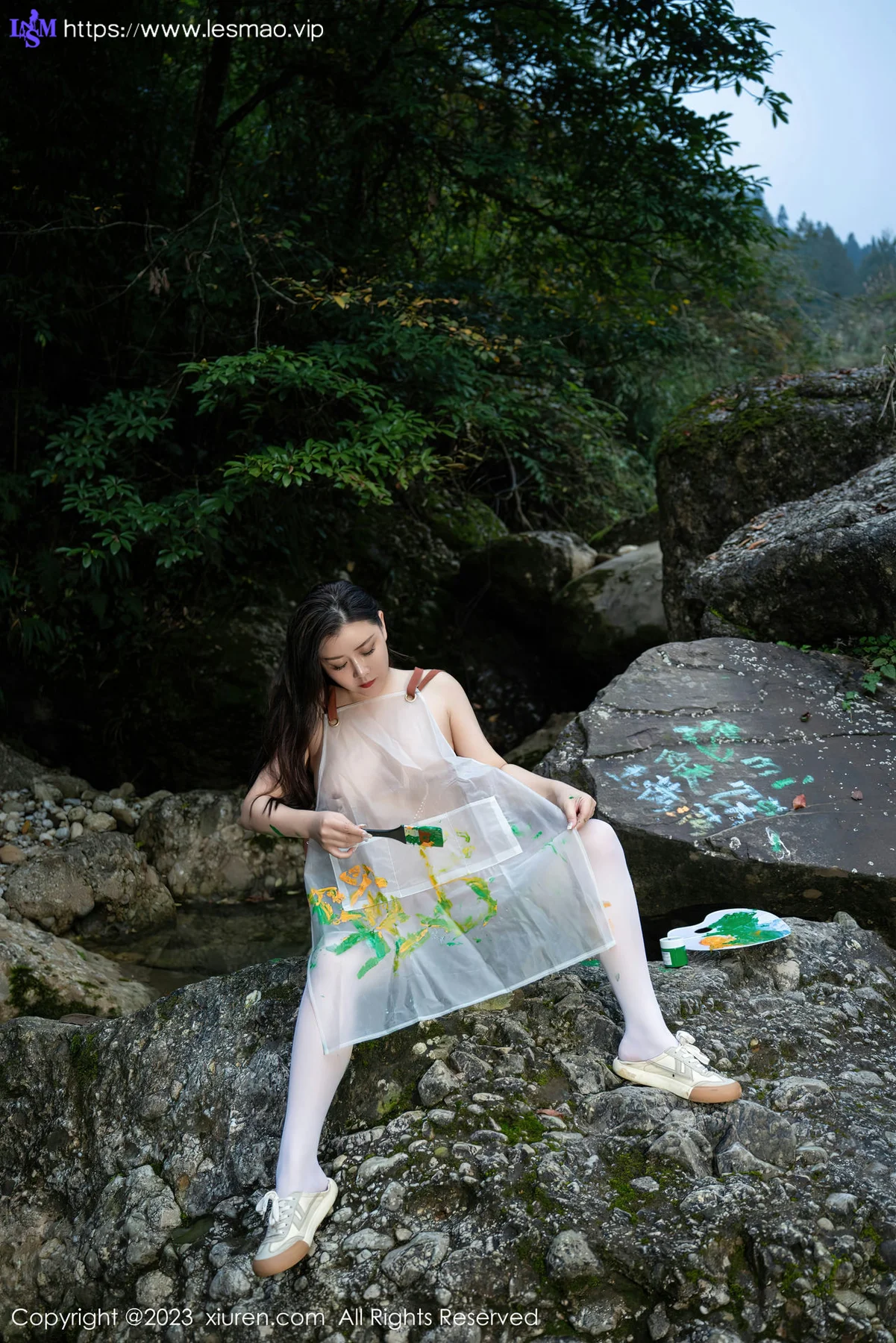 XiuRen 秀人 No.7764  王婉悠Queen 主题“山中画画的少女”性感写真22 - 49