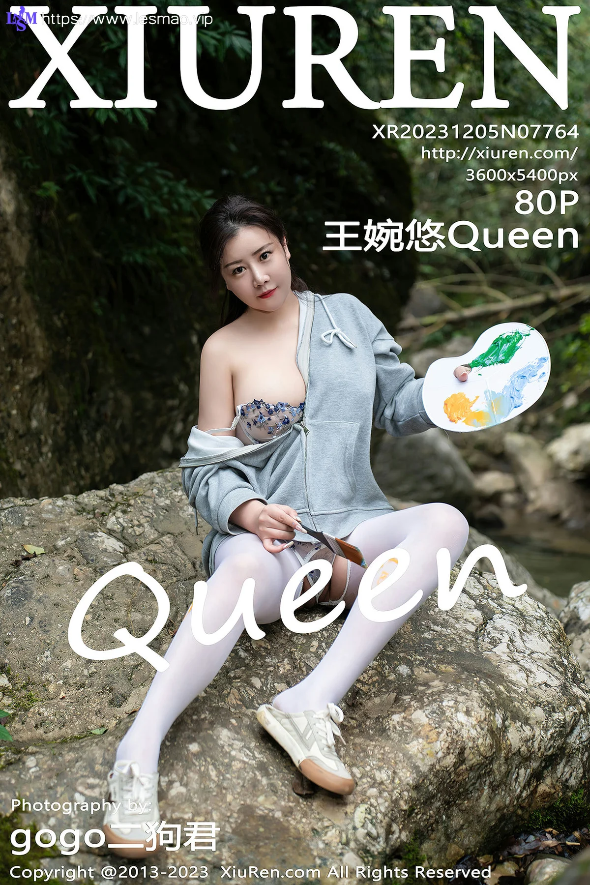 XiuRen 秀人 No.7764  王婉悠Queen 主题“山中画画的少女”性感写真22 - 81