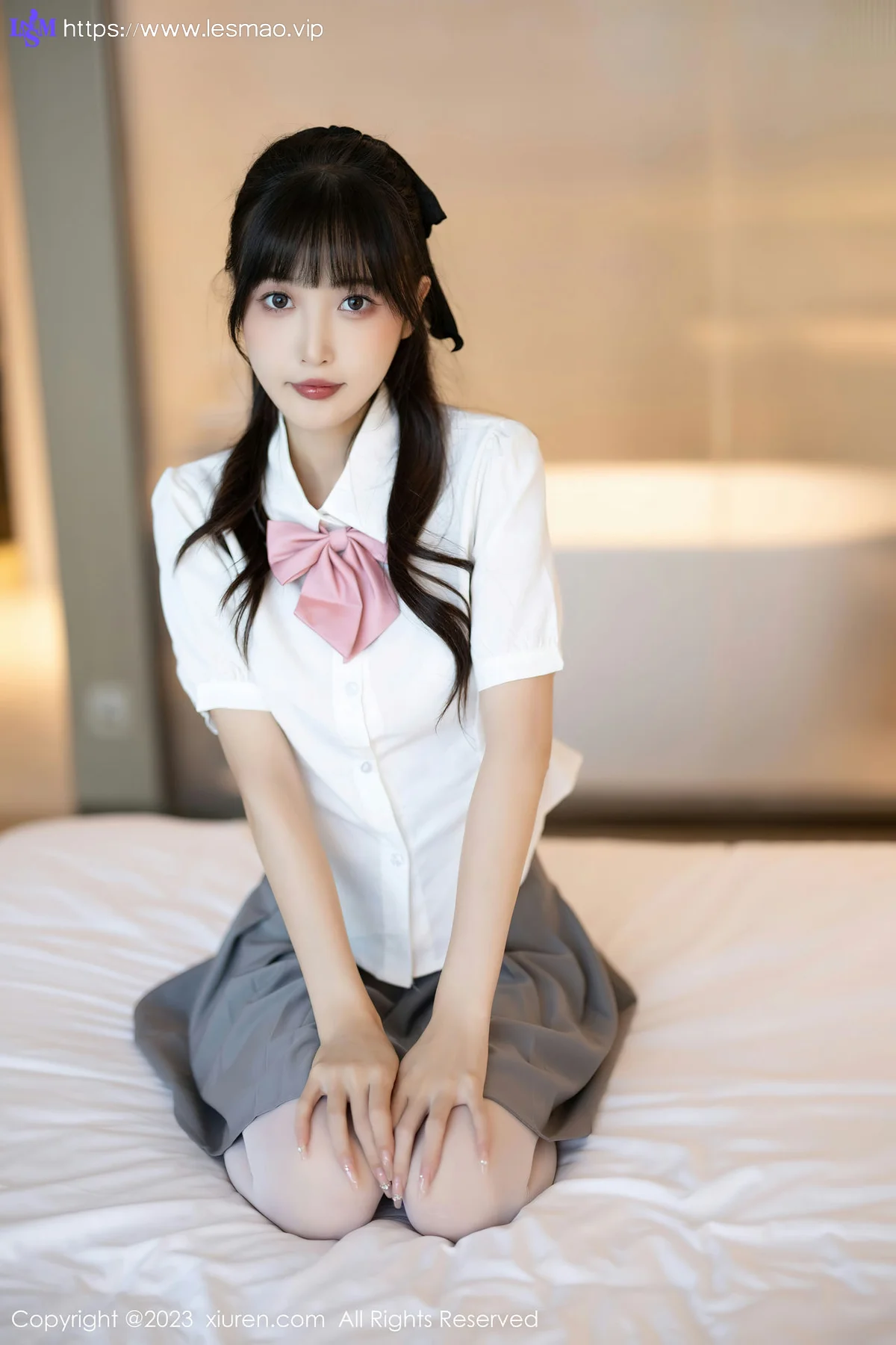 XiuRen 秀人 No.7771  林星阑 灰色短裙性感写真1 - 21