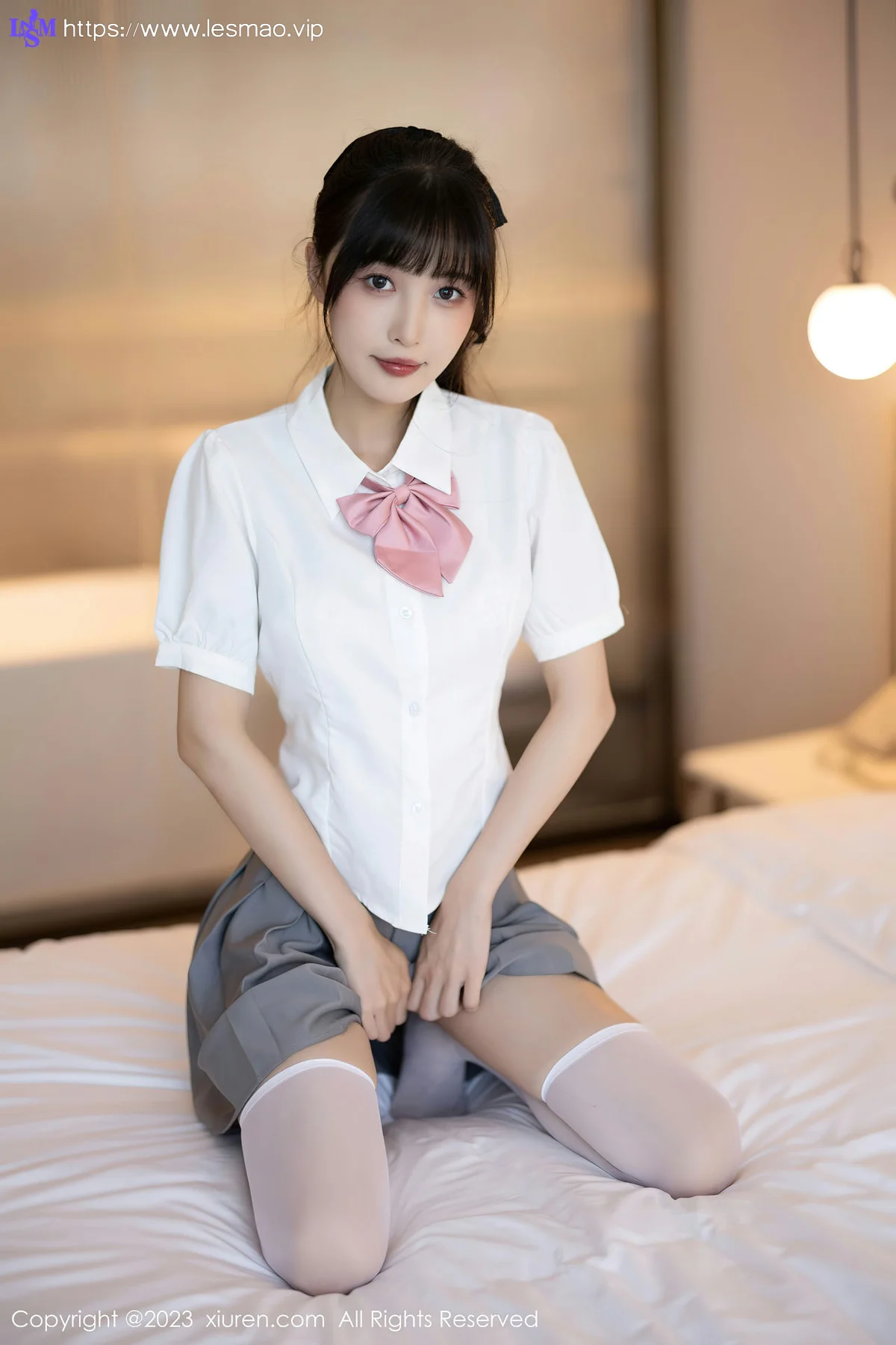 XiuRen 秀人 No.7771  林星阑 灰色短裙性感写真1 - 23