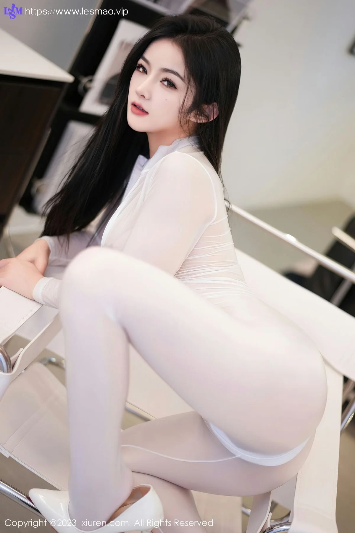XiuRen 秀人 No.7785  谭小灵 白色轻透连体衣性感写真22 - 14