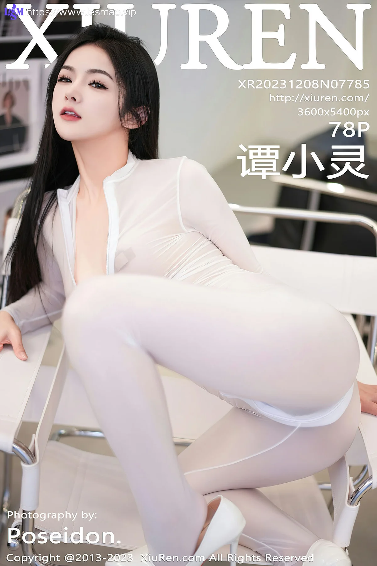 XiuRen 秀人 No.7785  谭小灵 白色轻透连体衣性感写真22 - 79