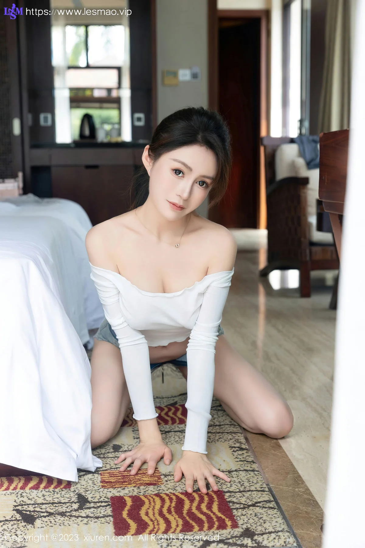 XiuRen 秀人 No.7791  唐宁宁 极致美腿三亚旅拍1 - 11