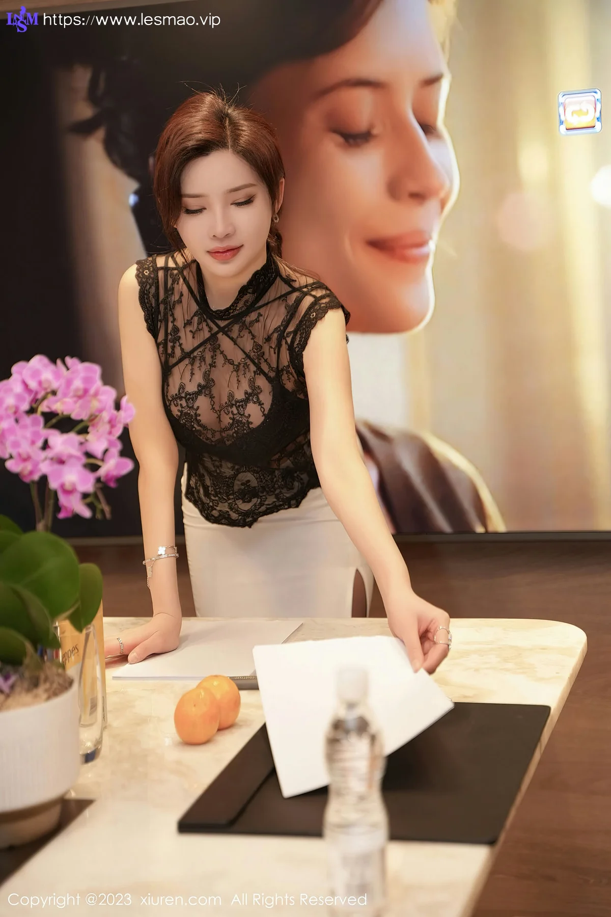 XiuRen 秀人 No.7792  Carol周妍希 黑色蕾丝上衣性感写真3 - 11