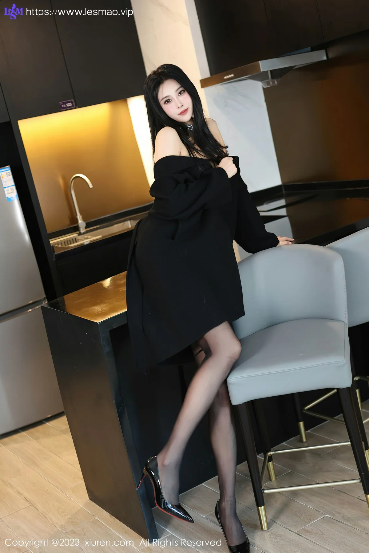 XiuRen 秀人 No.7797  草莓mm 魅惑黑丝性感写真 - 12