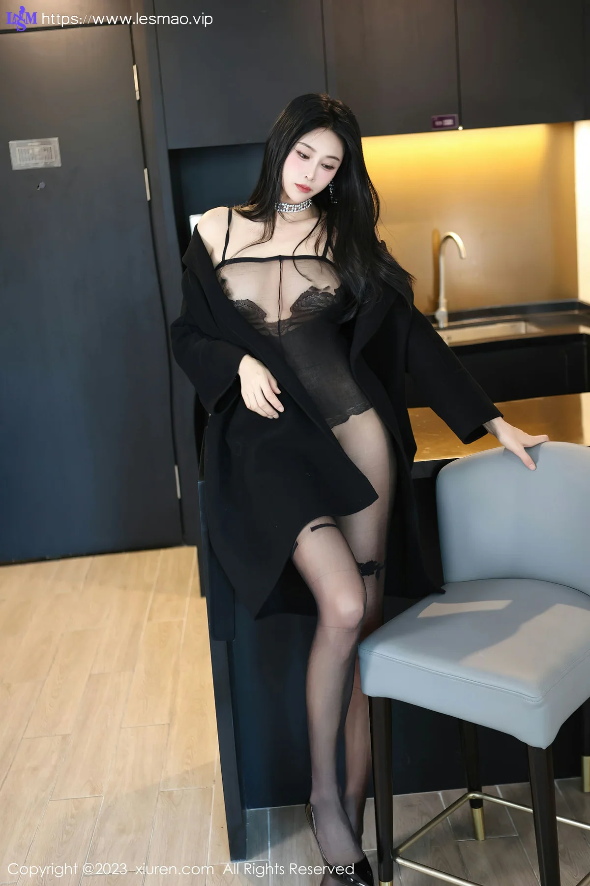 XiuRen 秀人 No.7797  草莓mm 魅惑黑丝性感写真 - 15