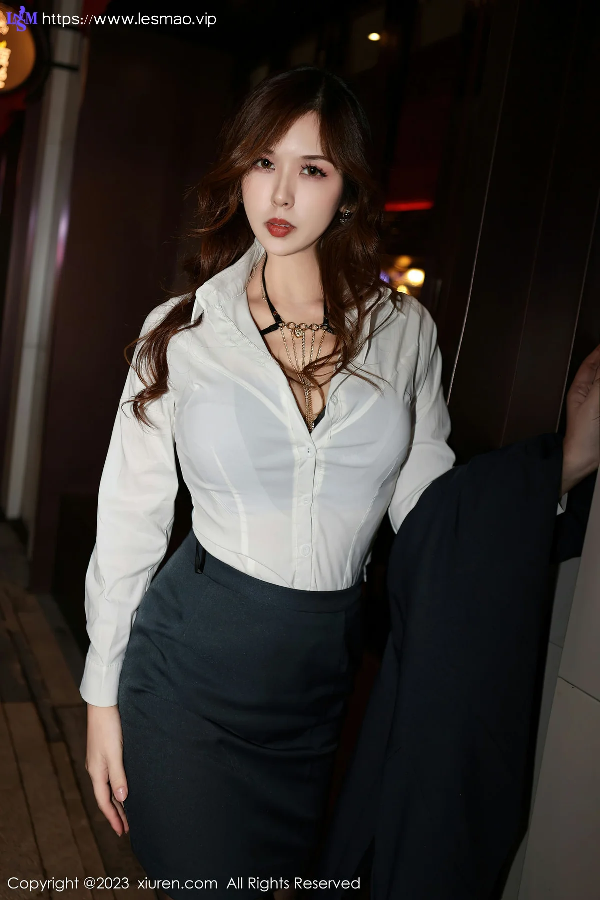 XiuRen 秀人 No.7801  月野兔美妞 OL职业装性感写真3 - 22
