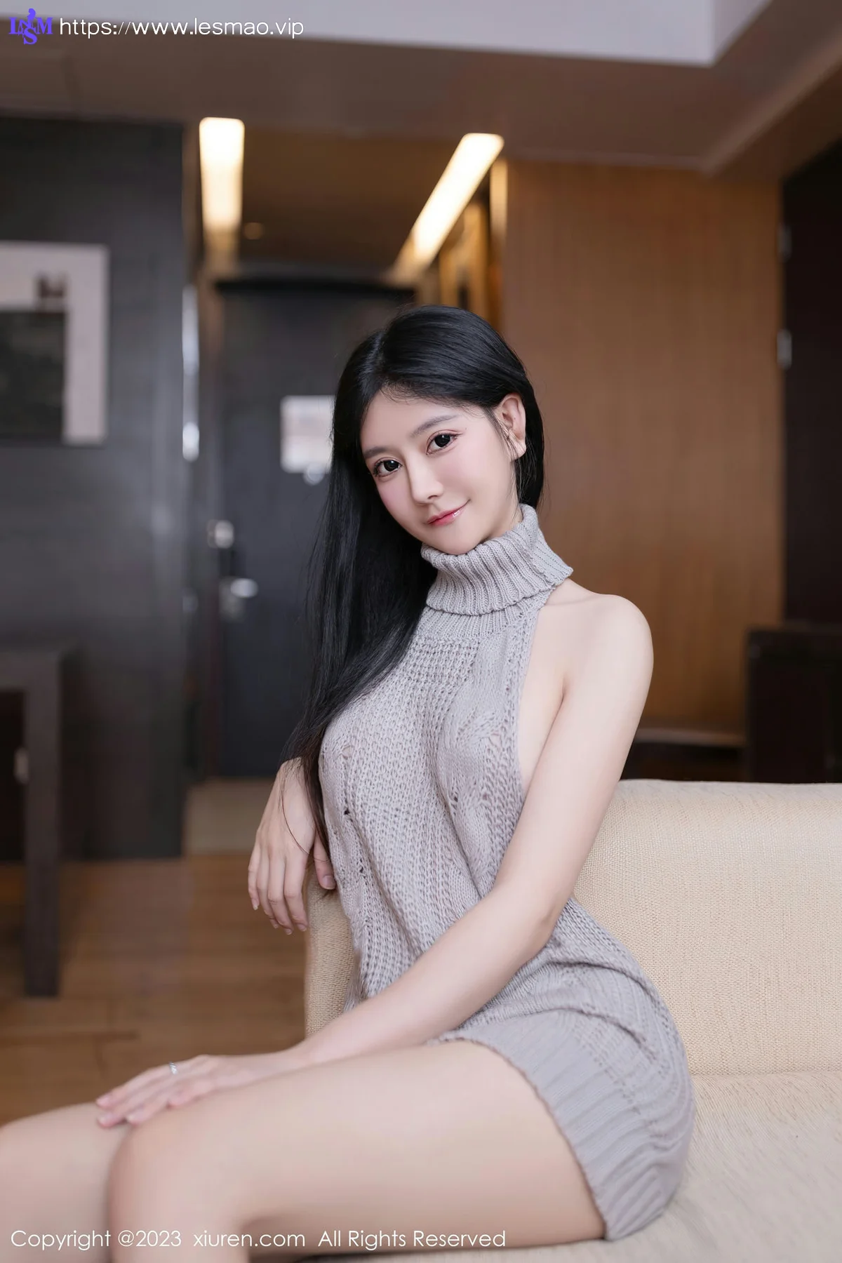 XiuRen 秀人 No.7818  幼幼 灰色毛线衣性感写真111 - 17