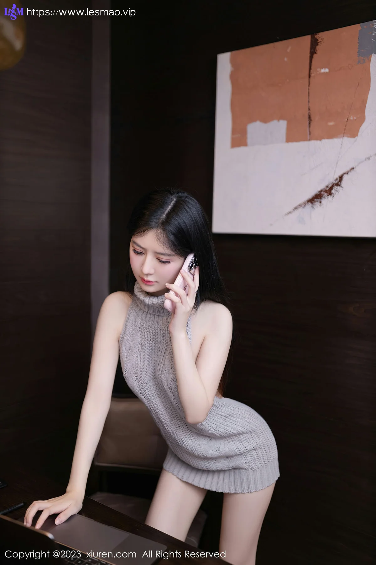 XiuRen 秀人 No.7818  幼幼 灰色毛线衣性感写真111 - 26