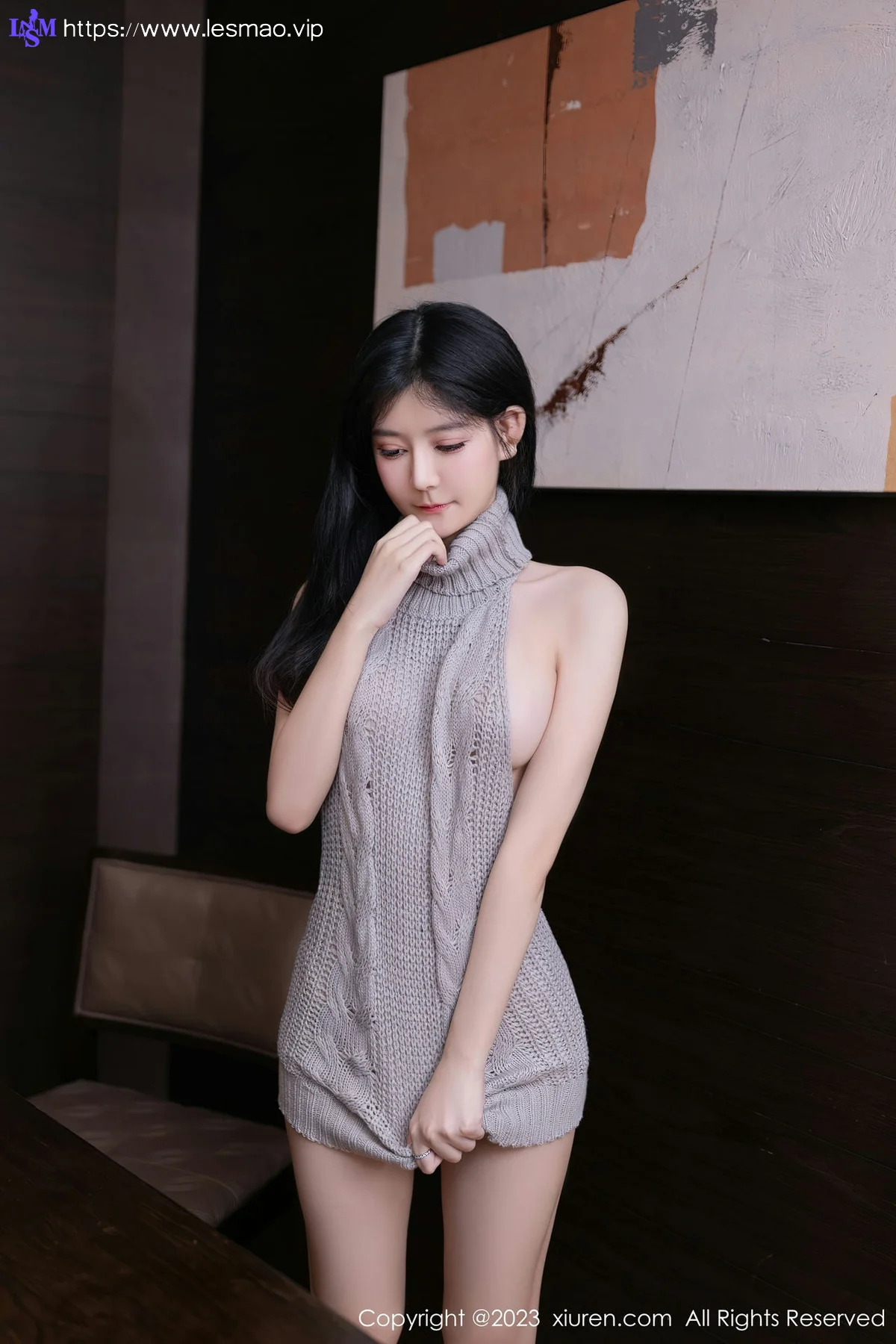 XiuRen 秀人 No.7818  幼幼 灰色毛线衣性感写真111 - 43
