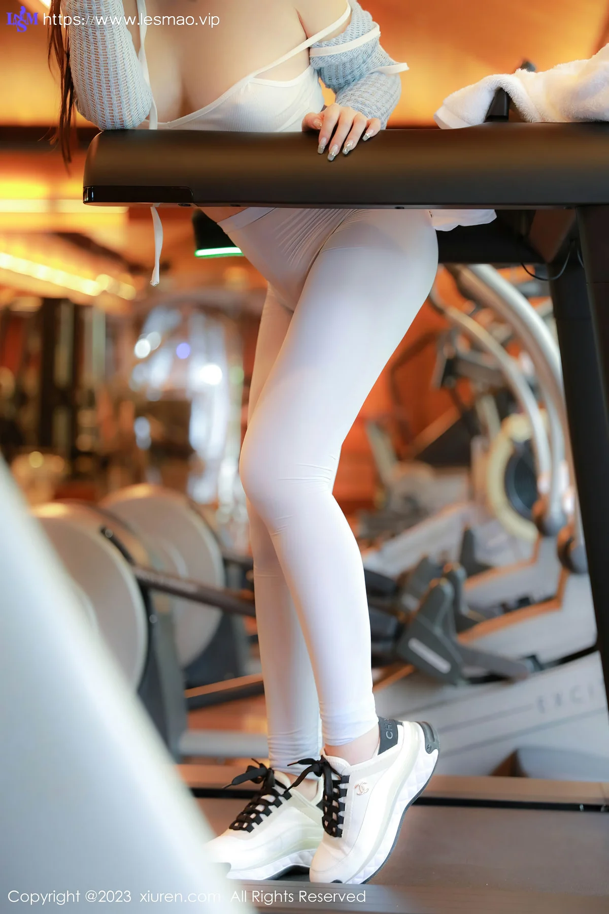 XiuRen 秀人 No.7821  小薯条nienie 浅色运动服饰首套写真111 - 49