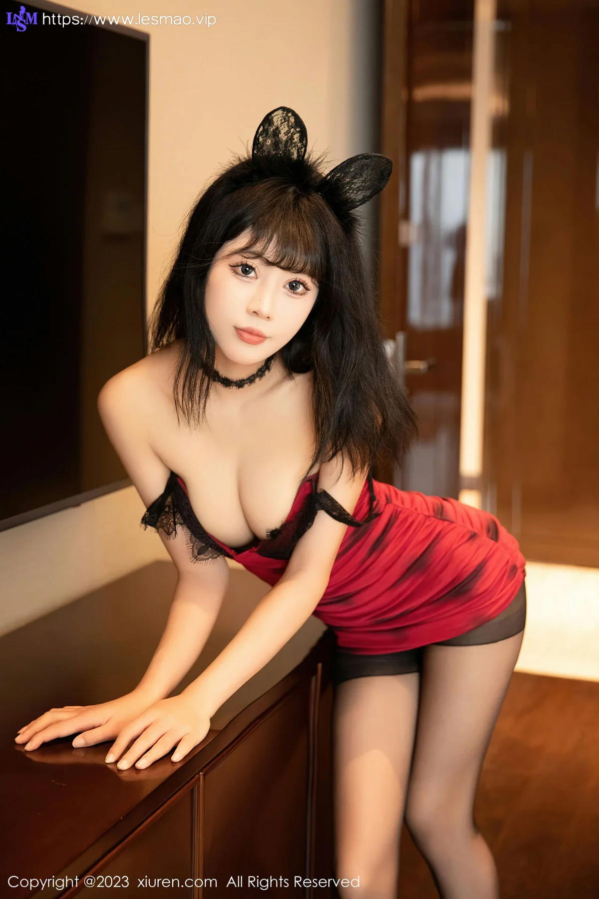 XiuRen 秀人 No.7826  江幼瑶 魅惑黑丝性感写真 - 57