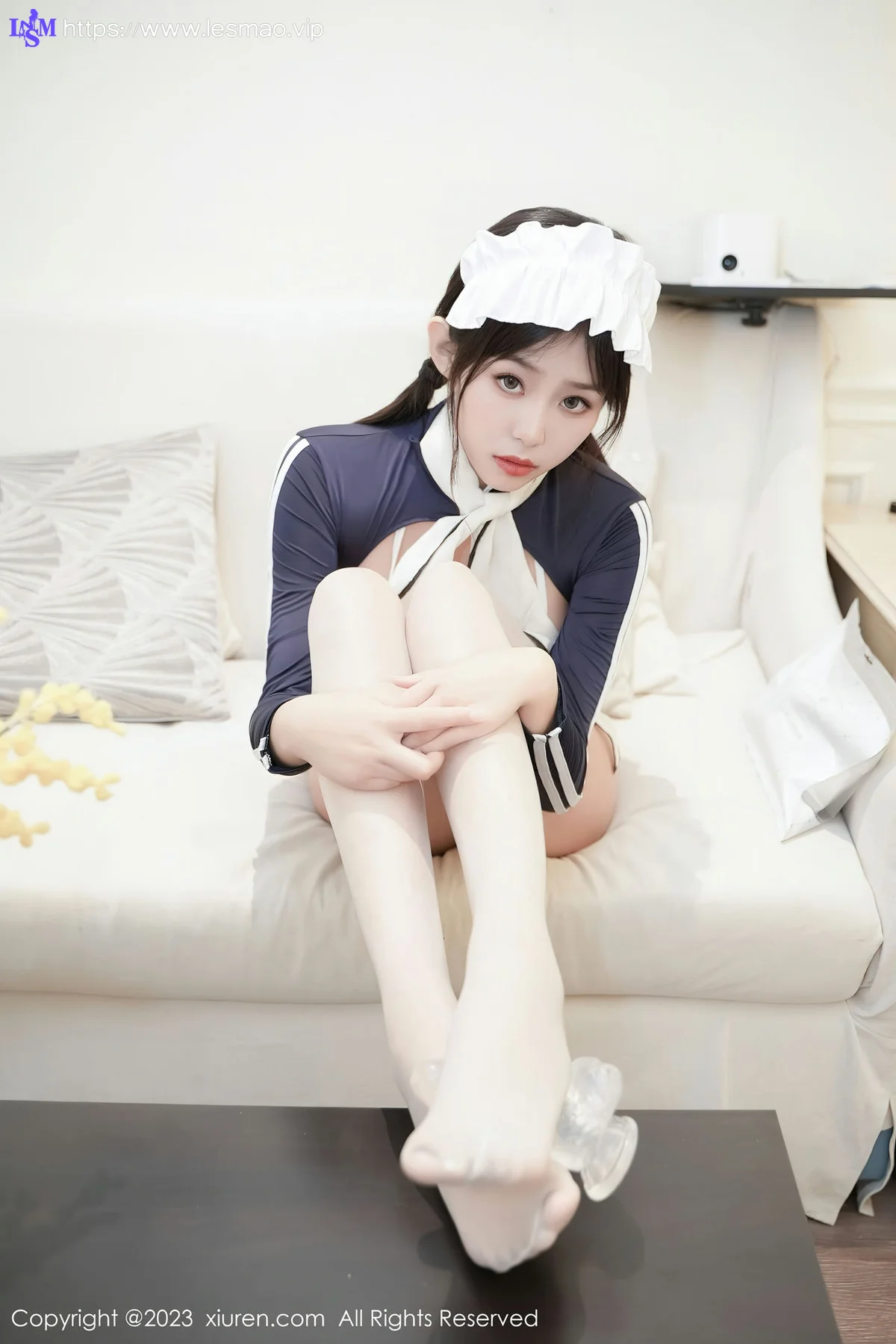 XiuRen 秀人 No.7840  董林越 蓝色女仆情趣第二套写真33 - 19