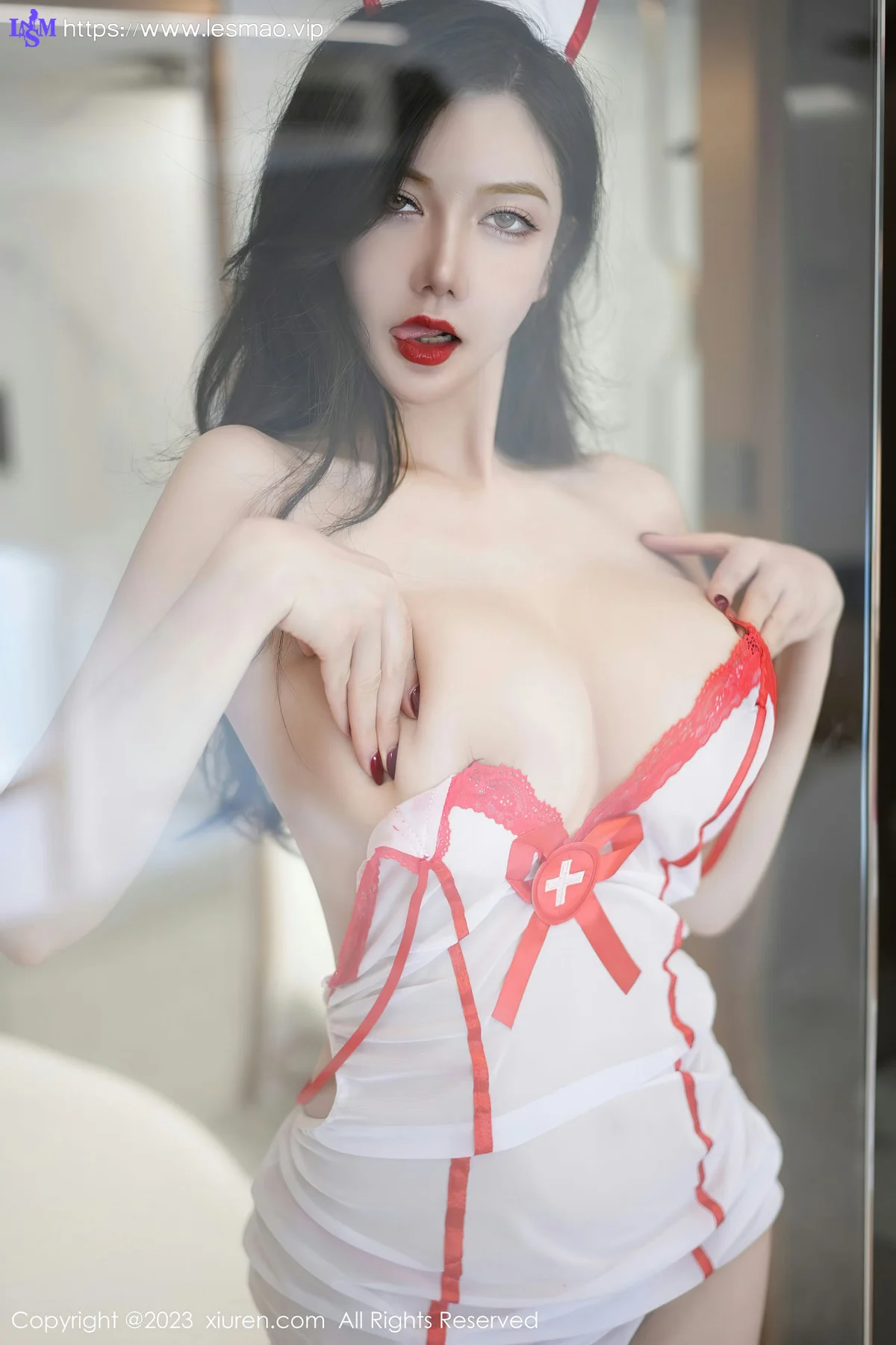 XiuRen 秀人 No.7849  心妍小公主 镂空透视服饰私房写真 - 68
