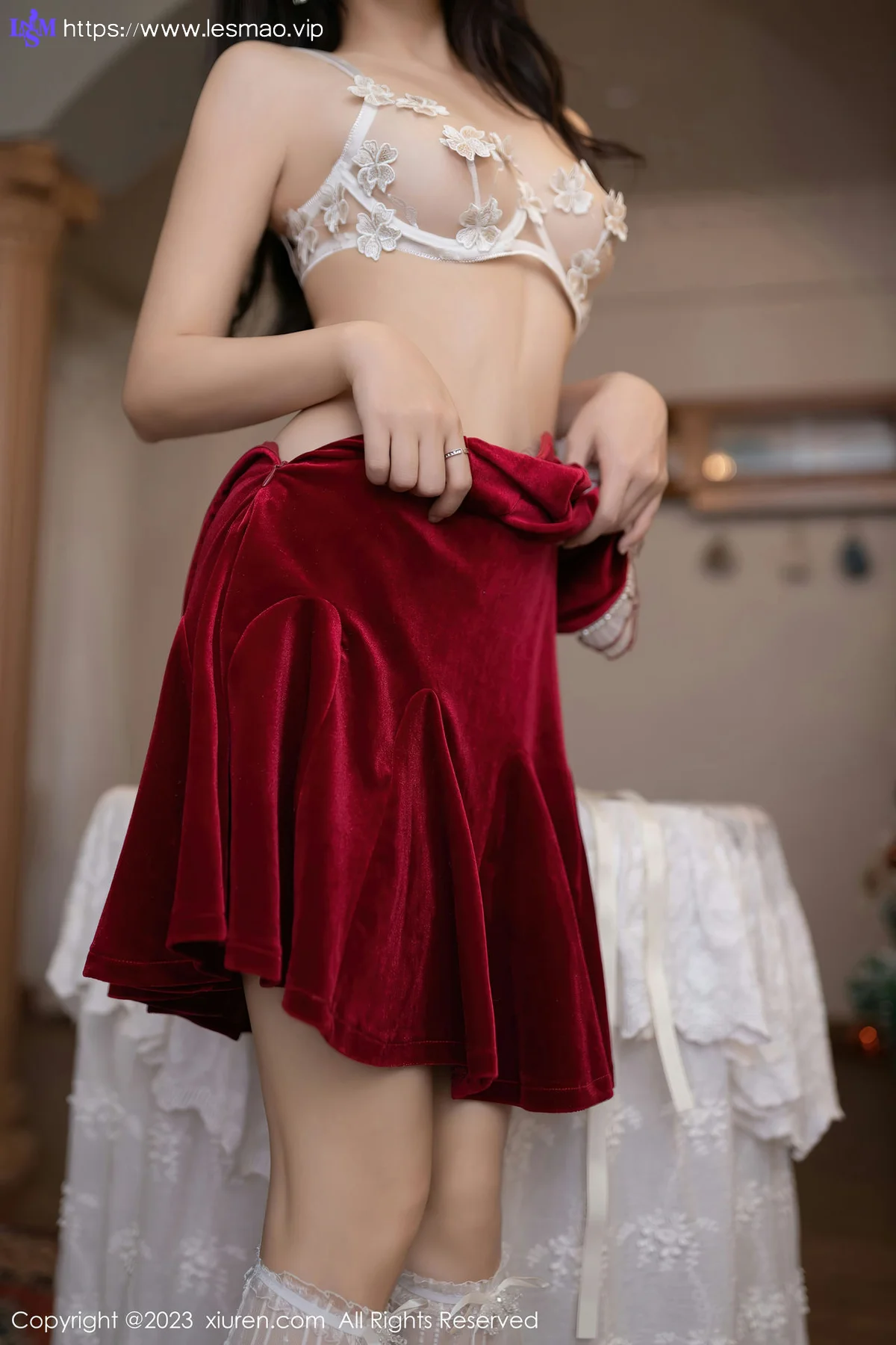 XiuRen 秀人 No.7854  鱼子酱fish 圣诞写真 - 16