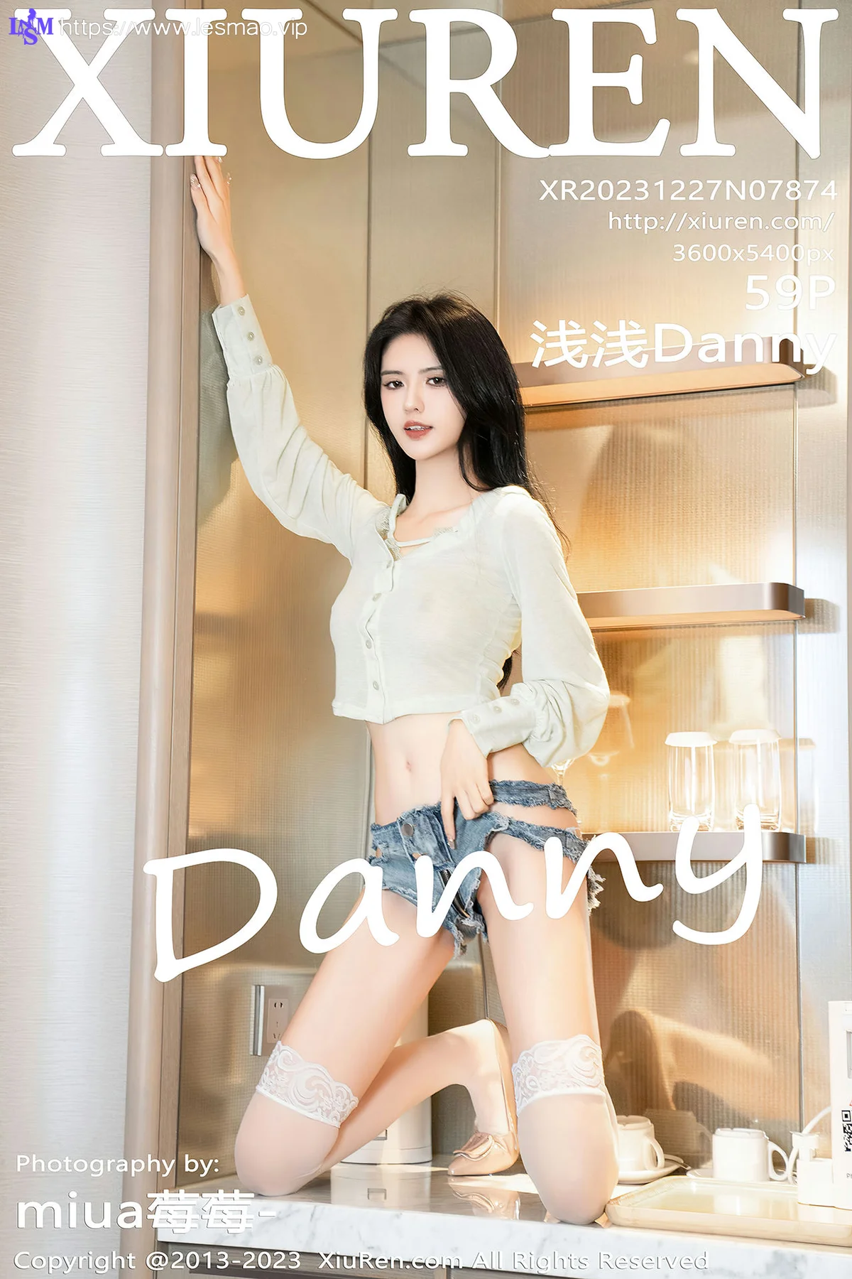XiuRen 秀人 No.7874  浅浅Danny 白色丝袜性感写真 - 60