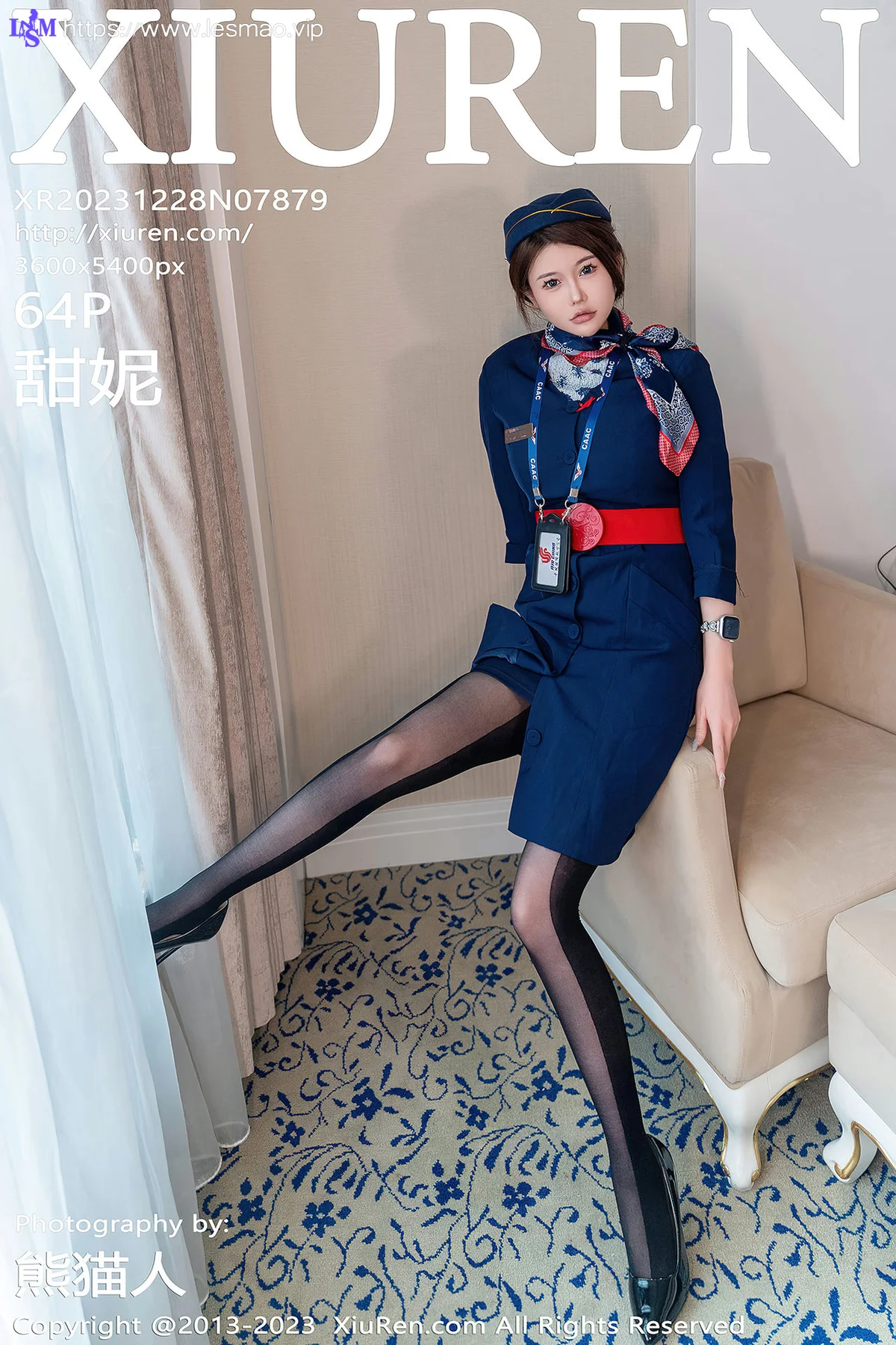 XiuRen 秀人 No.7879  甜妮 空姐制服性感写真 - 65